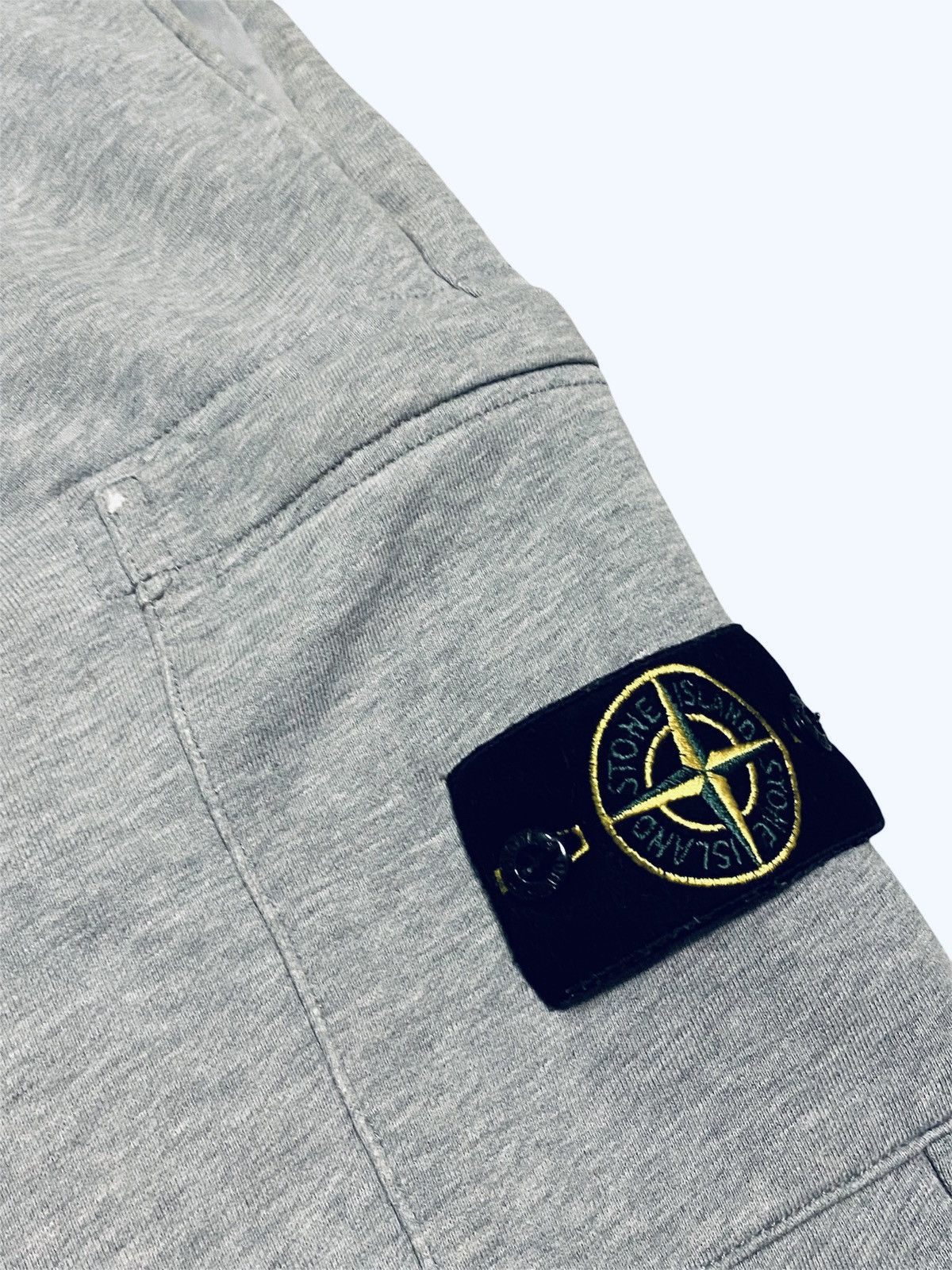Stone Island Stone Island Sweatpants Grey Trousers Pants Certilogo Size US 31 - 2 Thumbnail