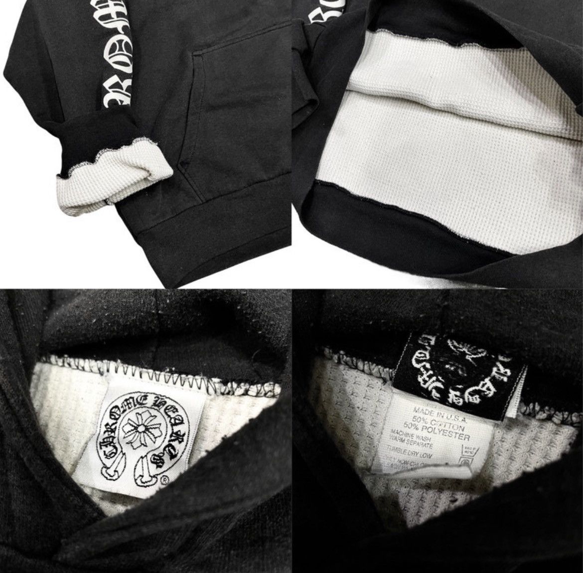 Chrome Hearts 90s Vintage chrome hearts fuck you hoodie size M Size US M / EU 48-50 / 2 - 8 Thumbnail