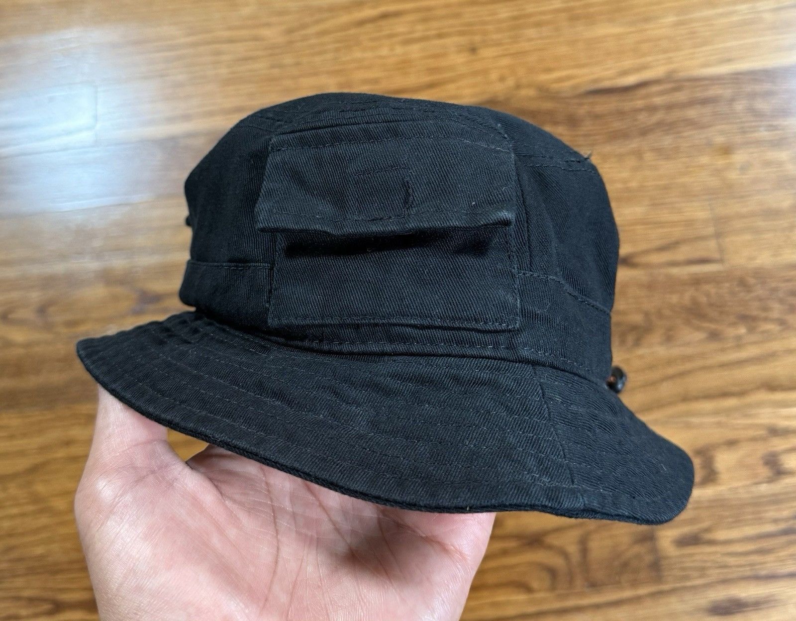 Heron Preston Heron Preston Twill Bucket Hat Black Adult Size S/M NWT Size ONE SIZE - 3 Thumbnail