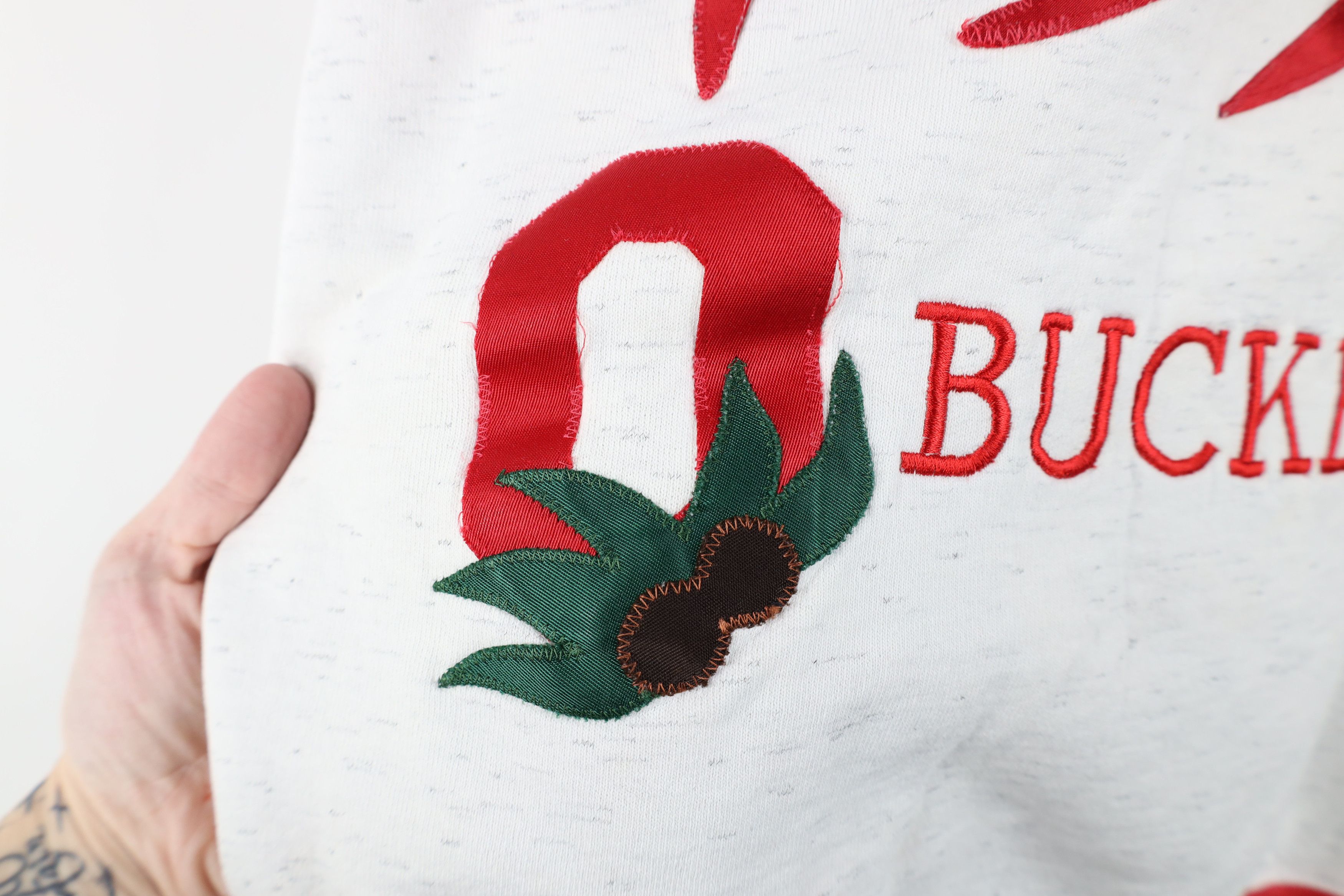 Vintage Vintage 90s Ohio State University Football Sweatshirt USA Size M / US 6-8 / IT 42-44 - 7 Thumbnail