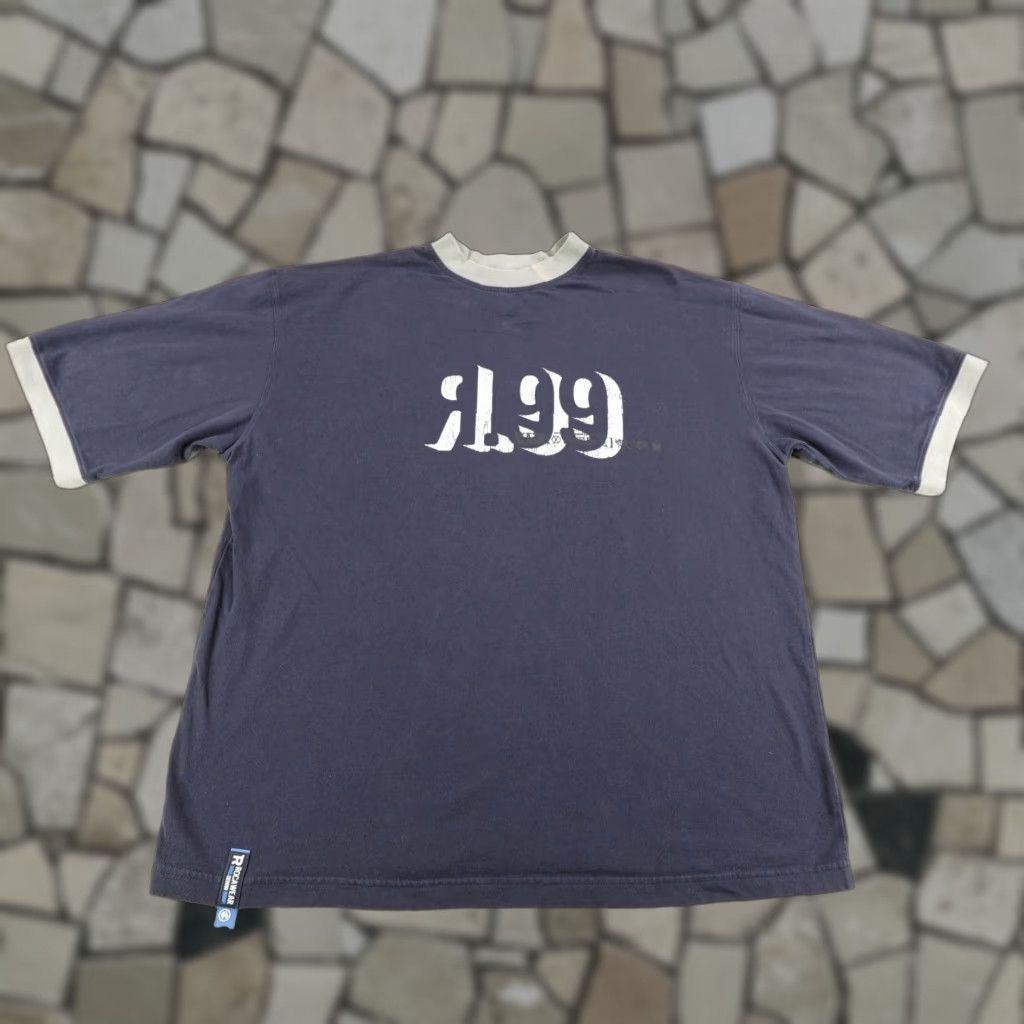 Rocawear VINTAGE Rocawear T-Shirt Men Medium Blue Gray Ringer 90s Hip Hop Streetwear Graphic Print Y2K Size US M / EU 48-50 / 2 - 1 Thumbnail