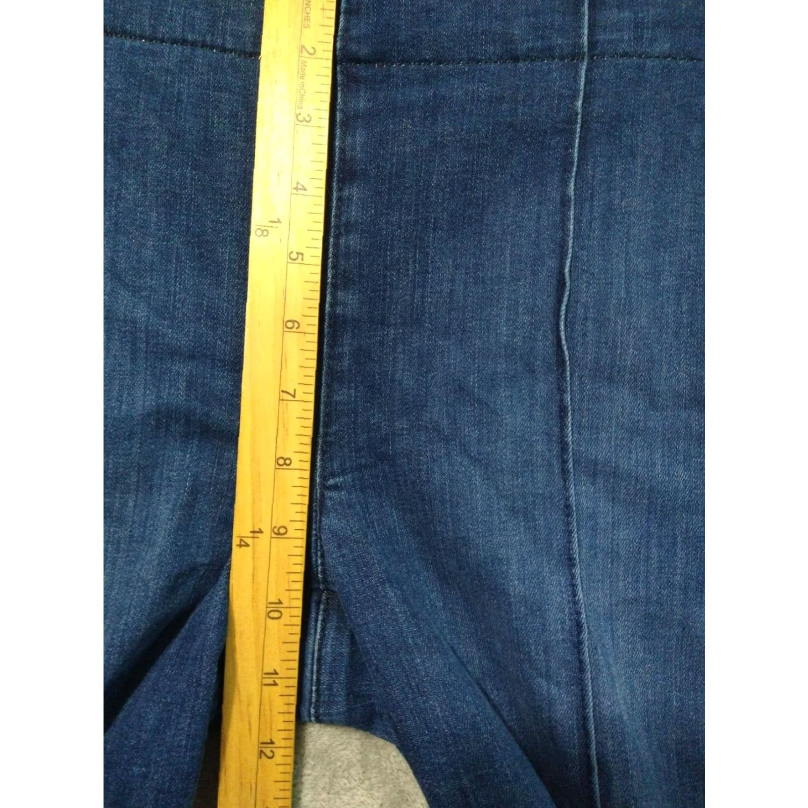 NYDJ NYDJ Jeans Womens 8 Blue Denim Skinny Ankle Pull On Mid Rise Dark Wash - Regular, 26.5in Inseam, Tummy Tuck, Pocket, Stretch, Cotton Polyester, 90s? Size 30" / US 8 / IT 44 - 4 Thumbnail