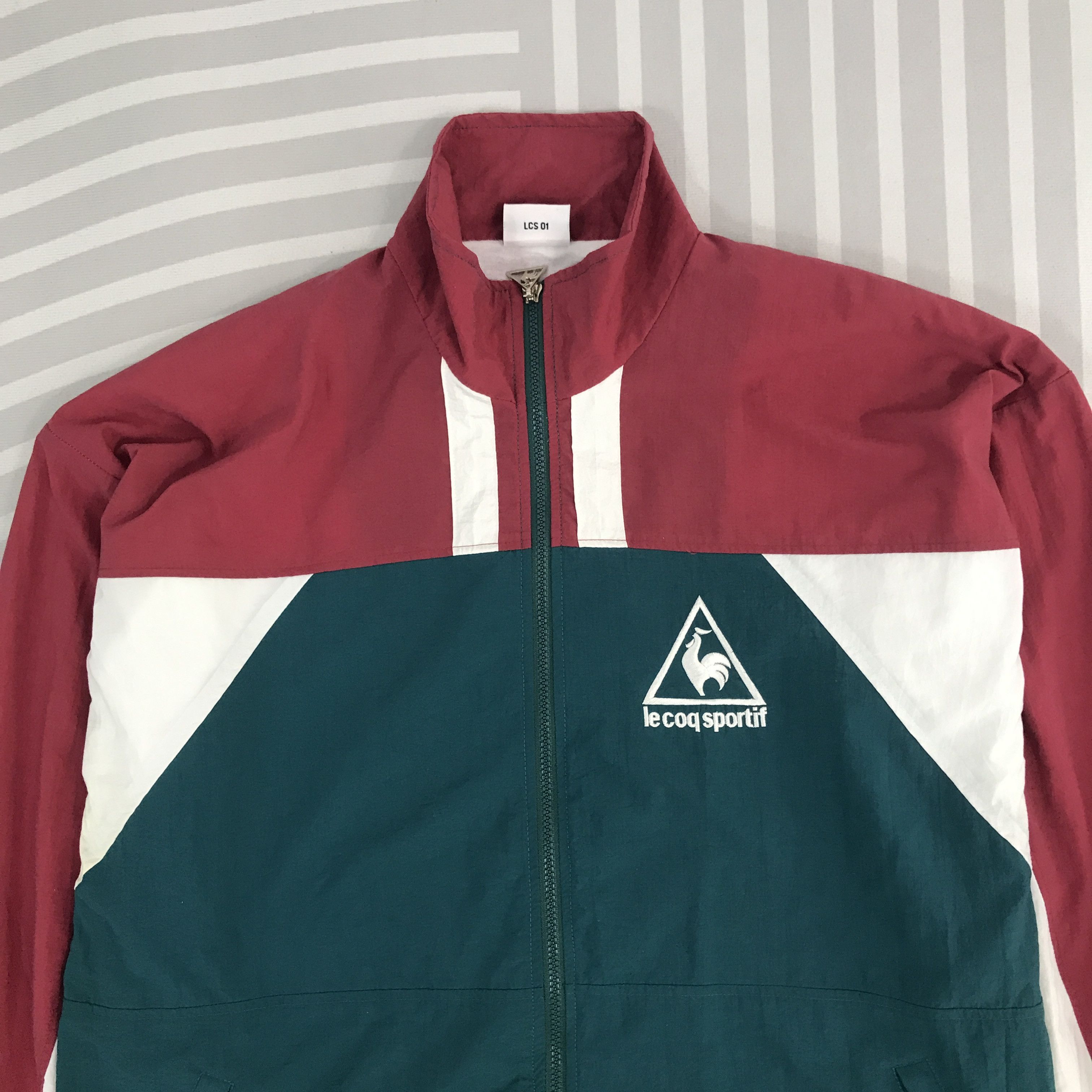 Le Coq Sportif × Vintage Vintage Le coq sportif Multicolour jacket Size US L / EU 52-54 / 3 - 3 Thumbnail