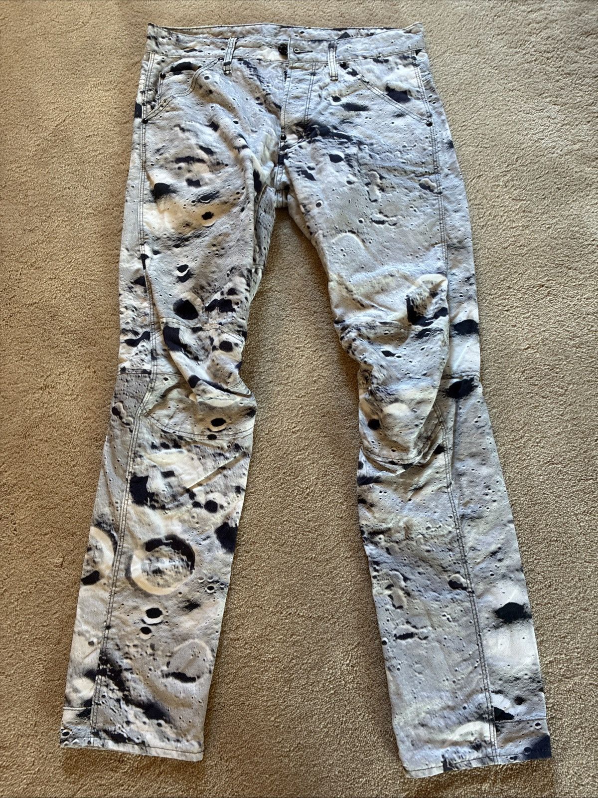 G-Star × Pharrell G-Star RAW Elwood X25 “Moon Print” W31 – Pharrell Williams Size US 31 - 1 Thumbnail