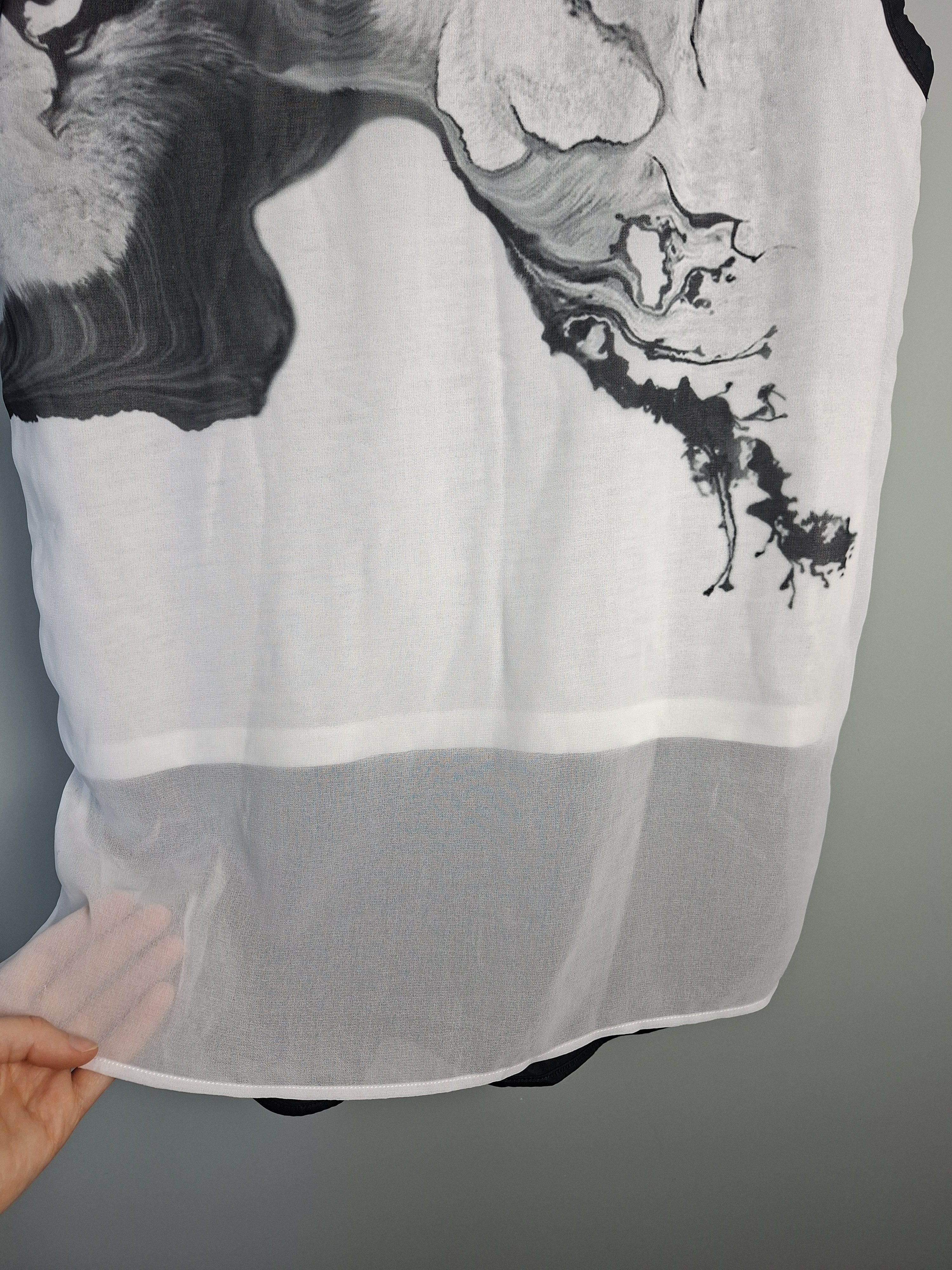 Cop Copine Cop.Copine Paris Abstract Graphic Tank Top Y2K Size S / US 4 / IT 40 - 6 Thumbnail