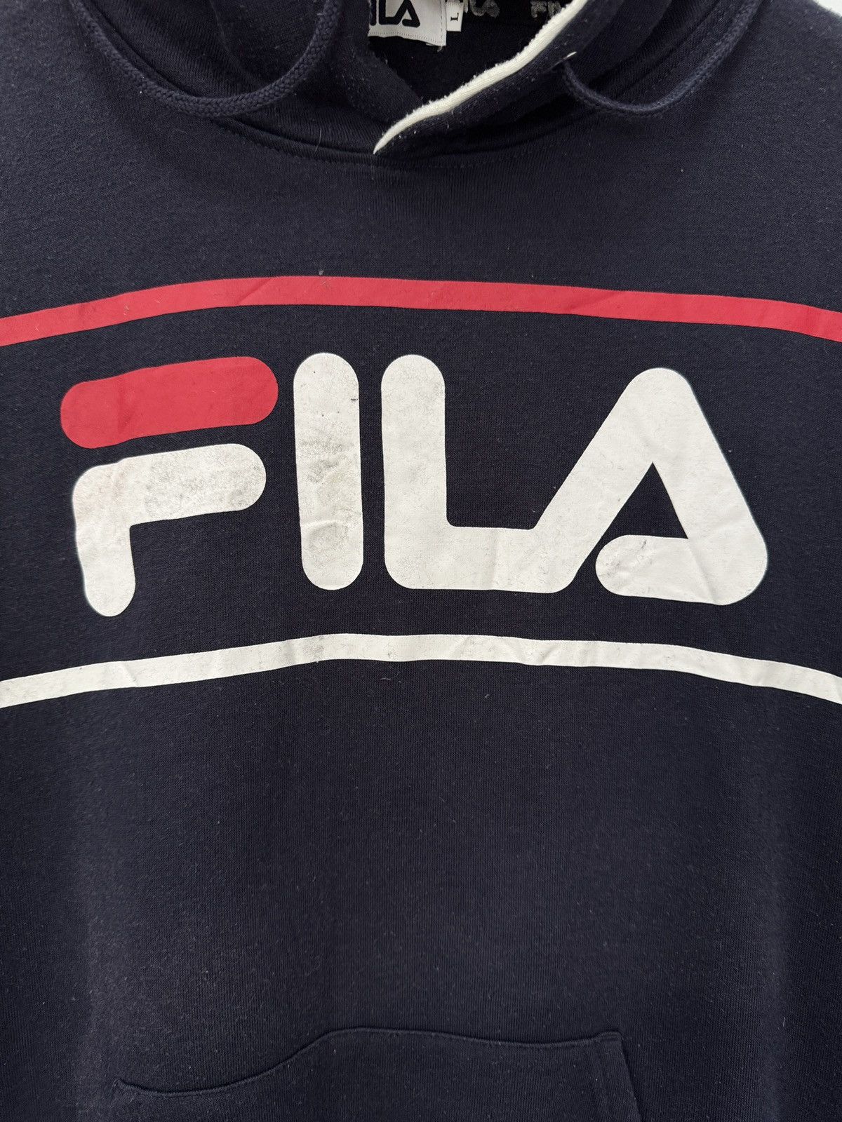 Fila 🔥 Vintage Fila dark blue Hoodie Sweat - L Size US M / EU 48-50 / 2 - 4 Thumbnail