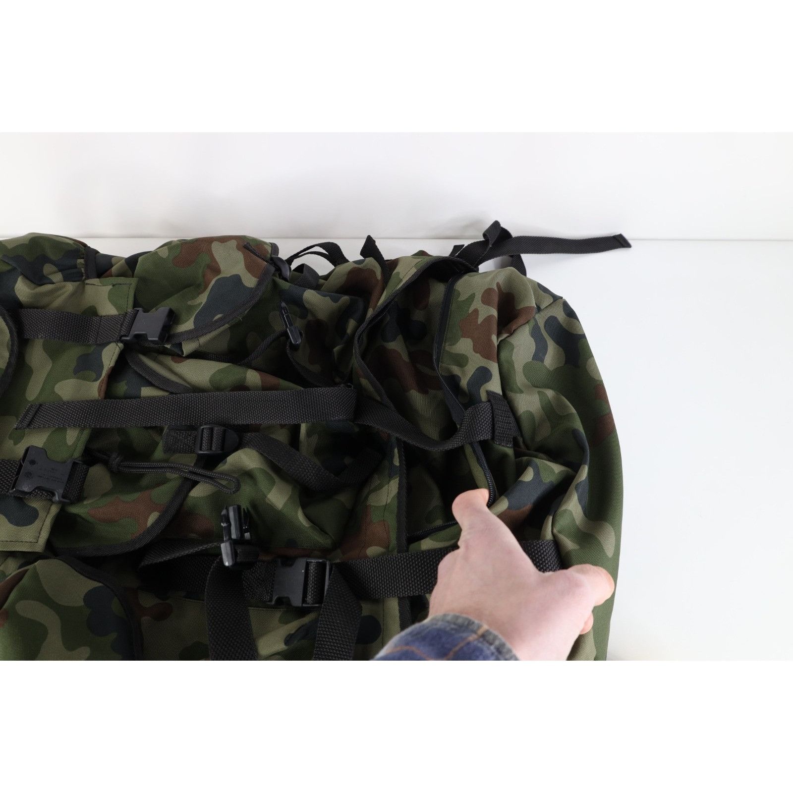 Vintage Vintage Poland Military Camouflage Infantry Mountain Bag Size ONE SIZE - 10 Thumbnail