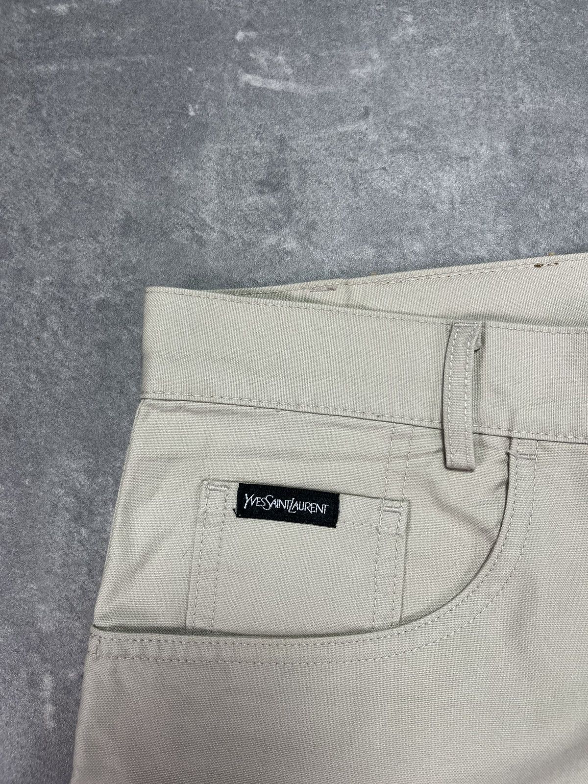 Yves Saint Laurent Yves Saint Laurent Y Pocket Logo Pants 36 YSL Size US 36 / EU 52 - 6 Thumbnail