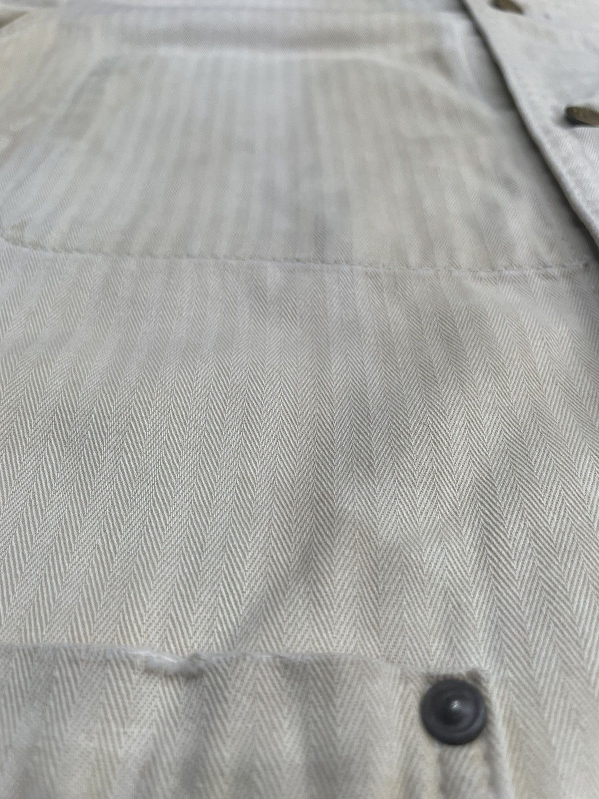 Japanese Brand Takeo Kikuchi Herringbone Twill Chore Jacket Size US M / EU 48-50 / 2 - 15 Thumbnail