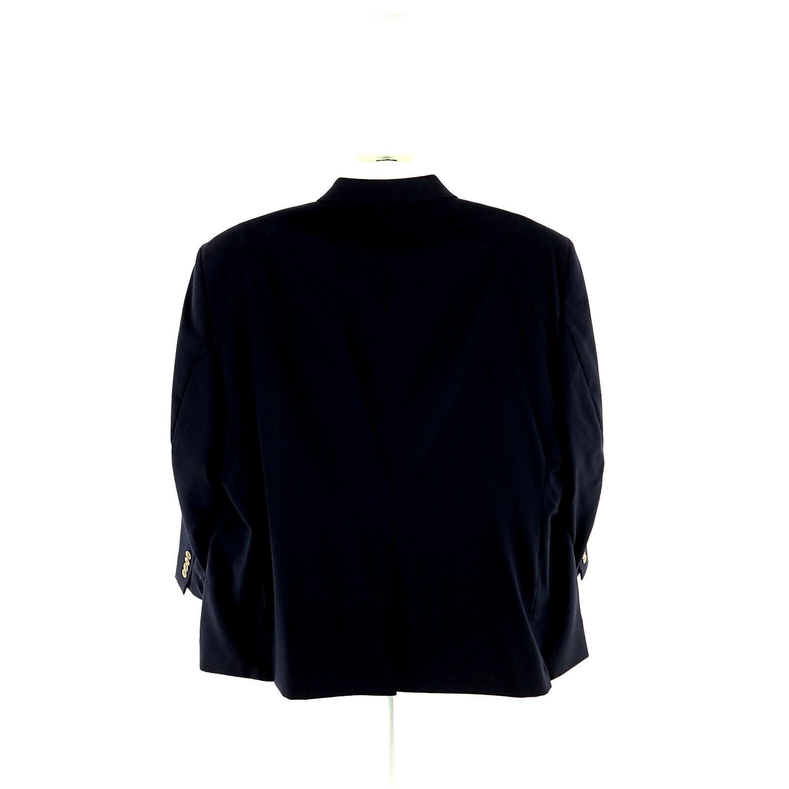 Joseph & Feiss Joseph & Feiss Gold Classic Fit Wool Blue 2 Button Blazer Me Size 50R - 6 Thumbnail