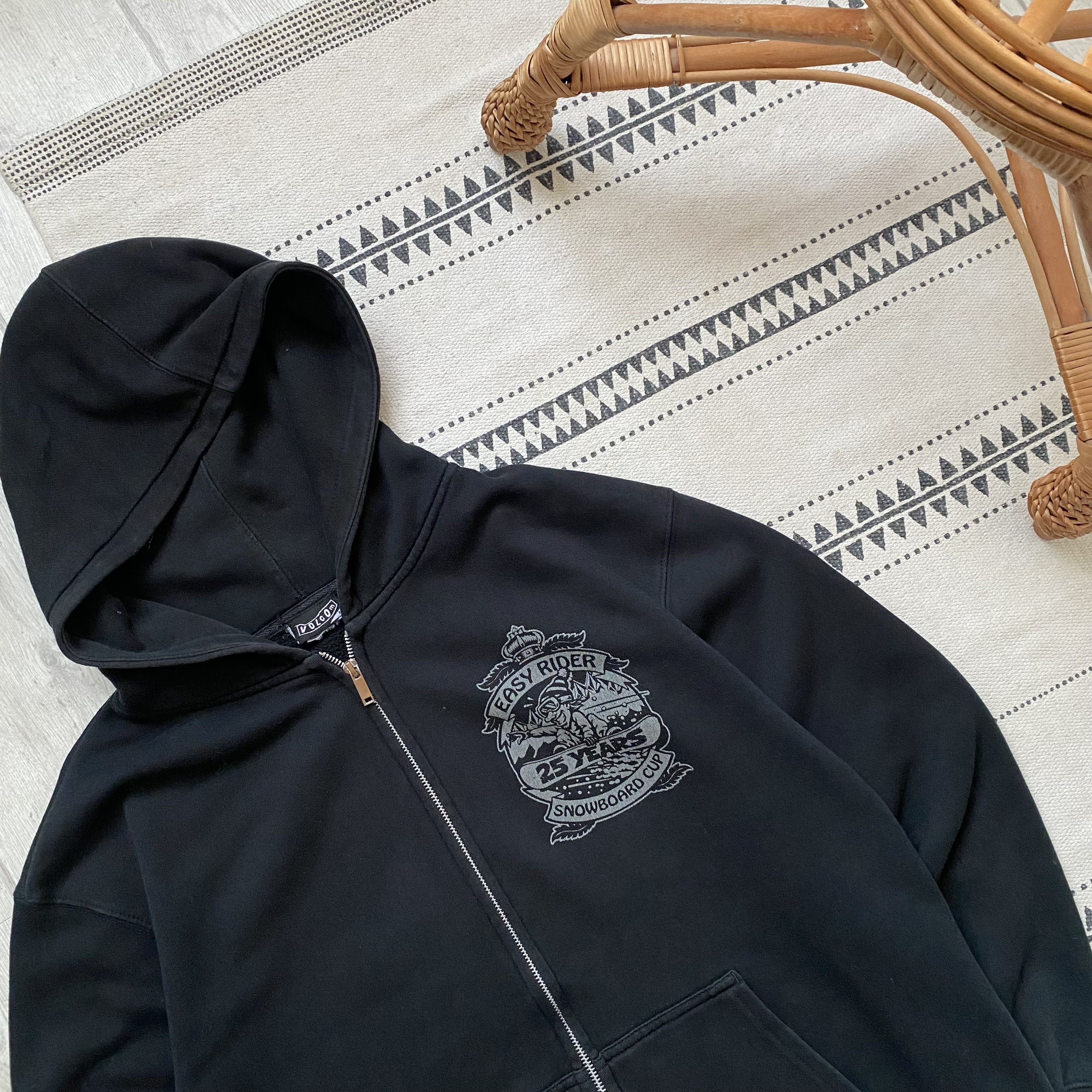 Billabong 🏂Vintage Volcom Snowboard Cup Hoodie Skater Surfing Style Size US M / EU 48-50 / 2 - 3 Thumbnail