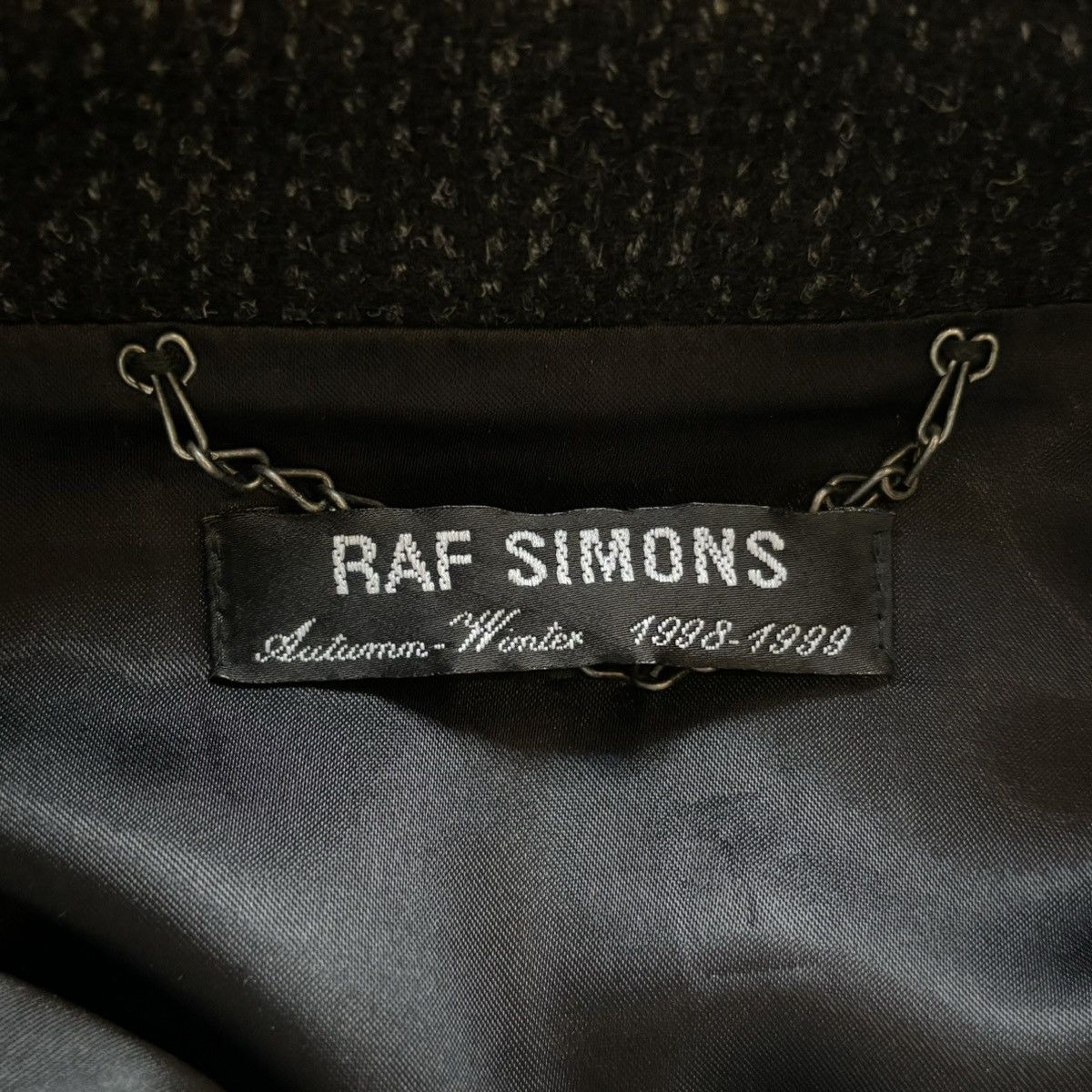 Raf Simons Raf Simons｜AW1998 Triple-Zip Tweed Cropped Jacket Size US S / EU 44-46 / 1 - 7 Thumbnail