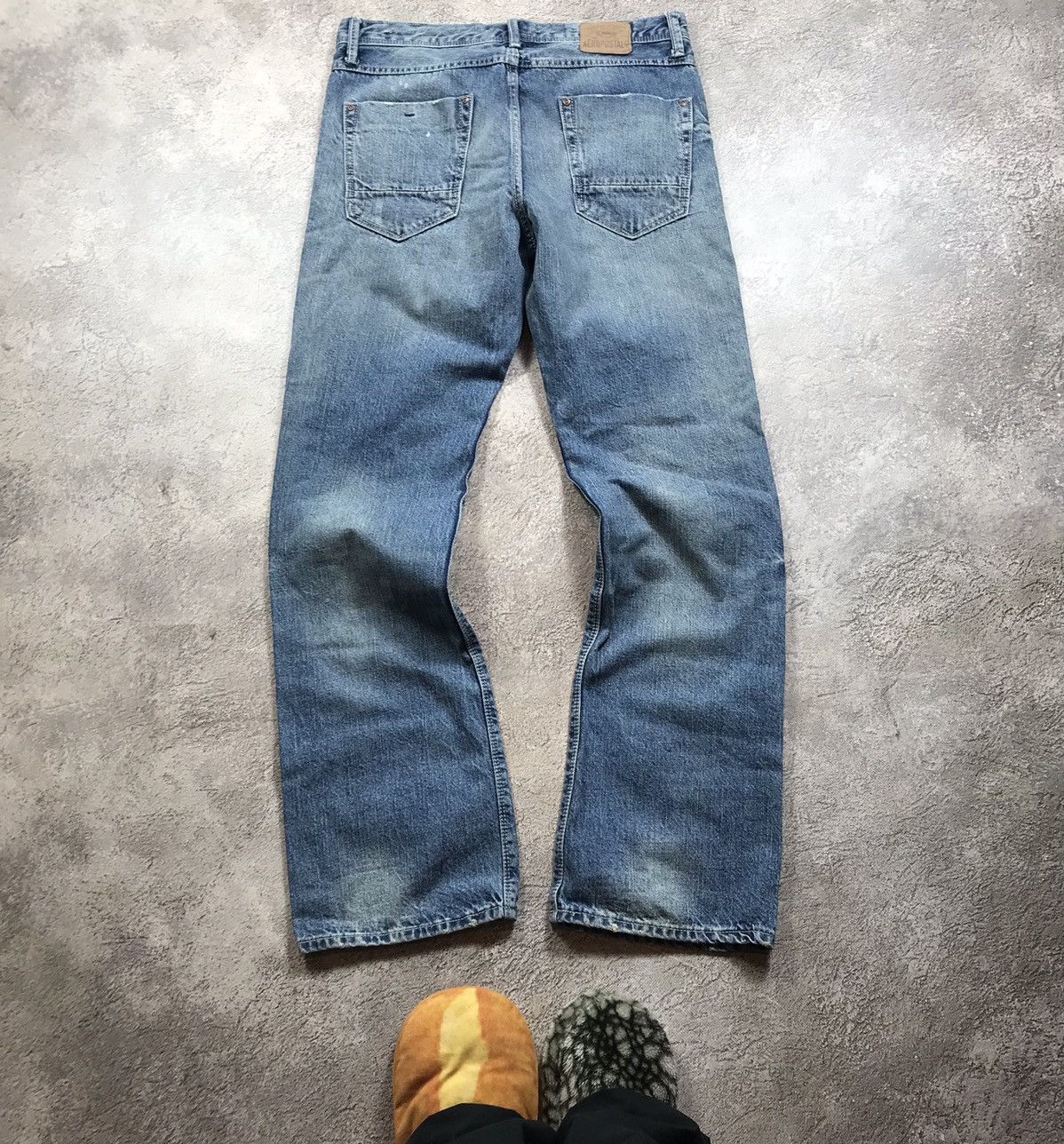 Vintage Vintage Y2K Thrashed Distressed Flared Jeans Grunge Slim 34 Size US 34 / EU 50 - 4 Thumbnail