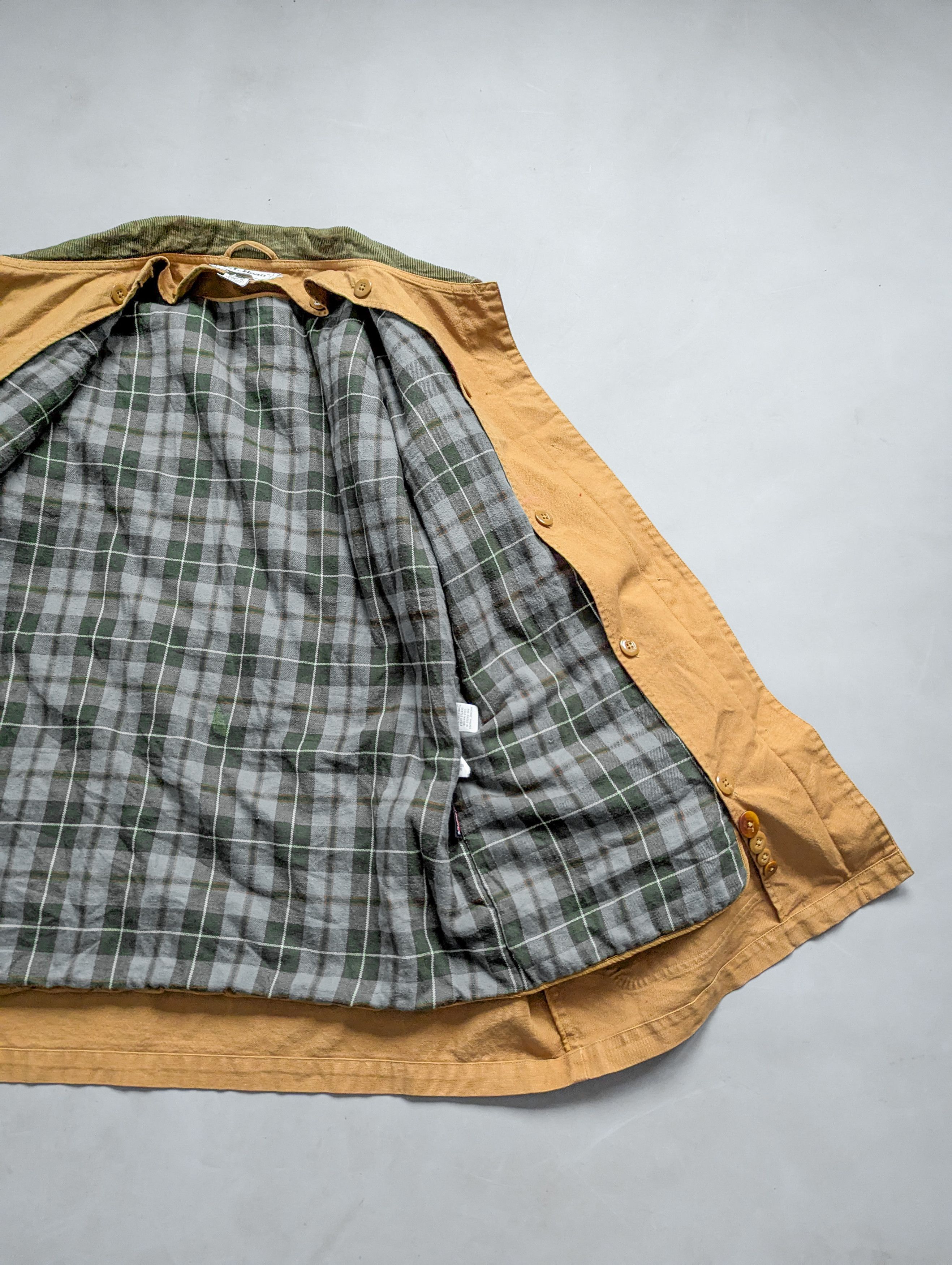 L.L. Bean × Vintage Vintage 90’ L.L. Chore Jacket + Lining Brown Denim Lined Size M / US 6-8 / IT 42-44 - 7 Thumbnail