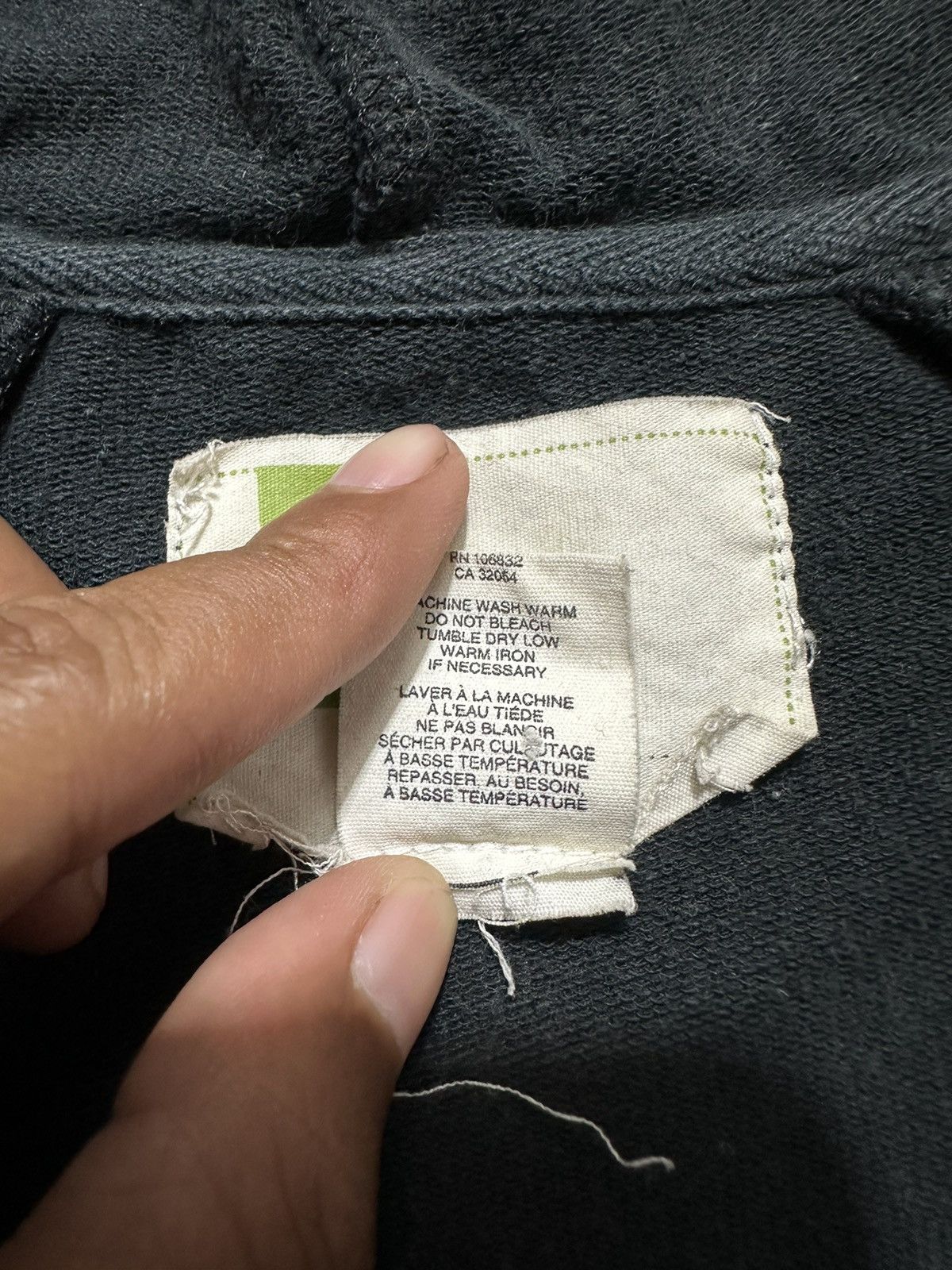 20471120 DISTRESSED ZIP HOODIE BALENCIAGA RAF SIMONS IFSIX LGB STYLE Size US S / EU 44-46 / 1 - 9 Thumbnail