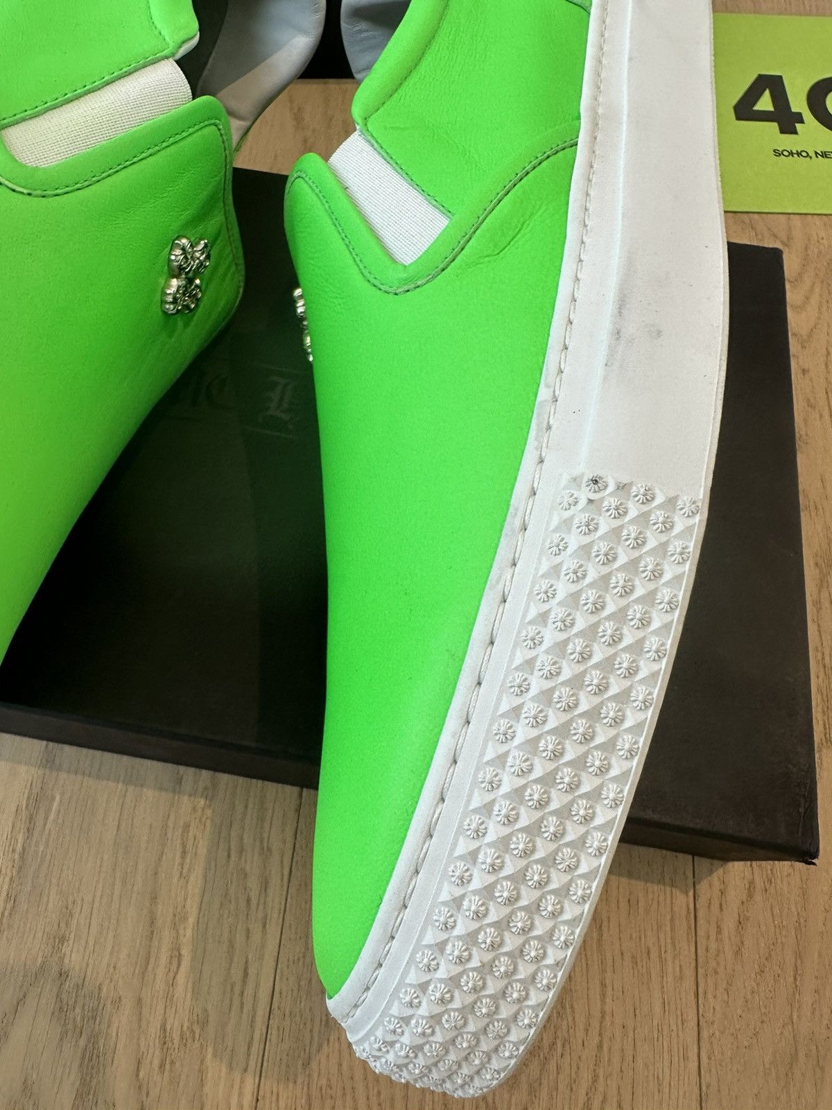 Chrome Hearts CHROME HEARTS NEW US13 eu46 SNEAKERS SLIP ONS Shoes PATCH Size US 13 / EU 46 - 7 Thumbnail