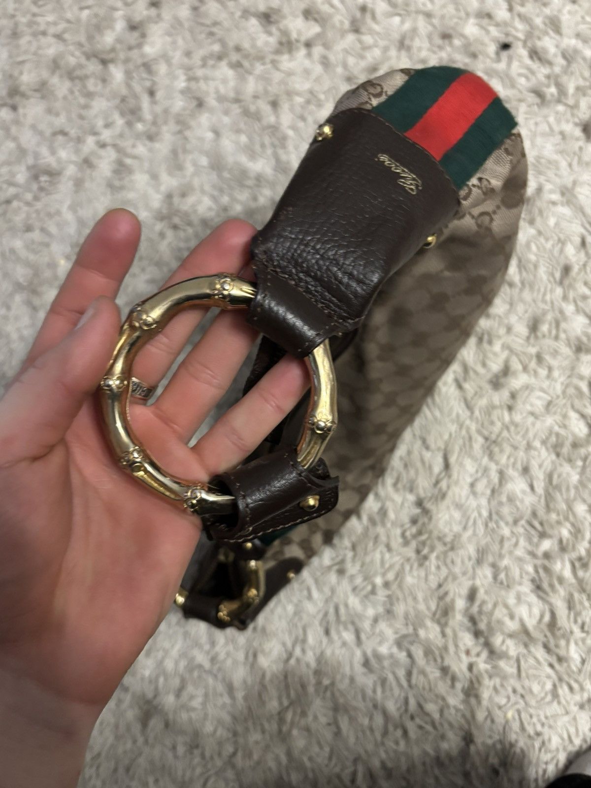 Designer × Gucci × Vintage Vintage Monogram Bag Gucci Size ONE SIZE - 5 Thumbnail
