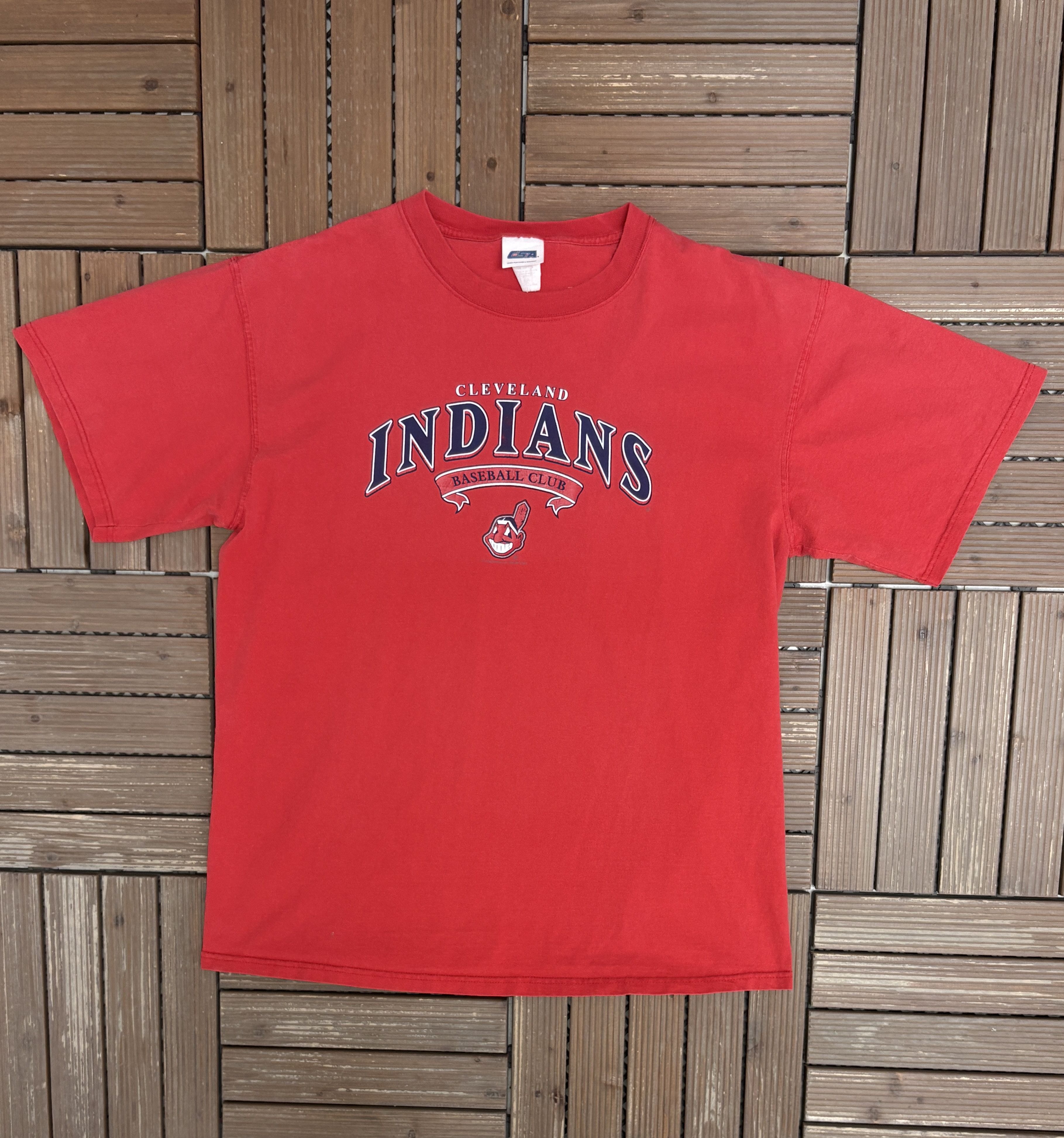 Cleveland Indians Vintage Red T-Shirt Tee