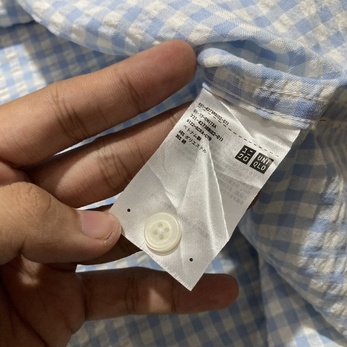 Japanese Brand Uniqlo X JW Anderson Square Motif Button Up Shirt Designer Size US XXL / EU 58 / 5 - 14 Thumbnail
