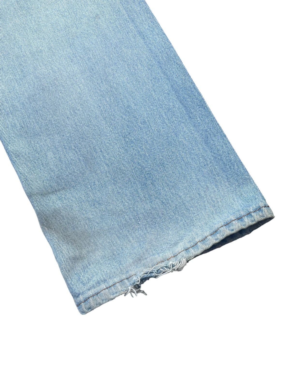 Levi's Vintage 1991 Levis 501 e Usa Faded Distressed Size US 31 - 10 Thumbnail