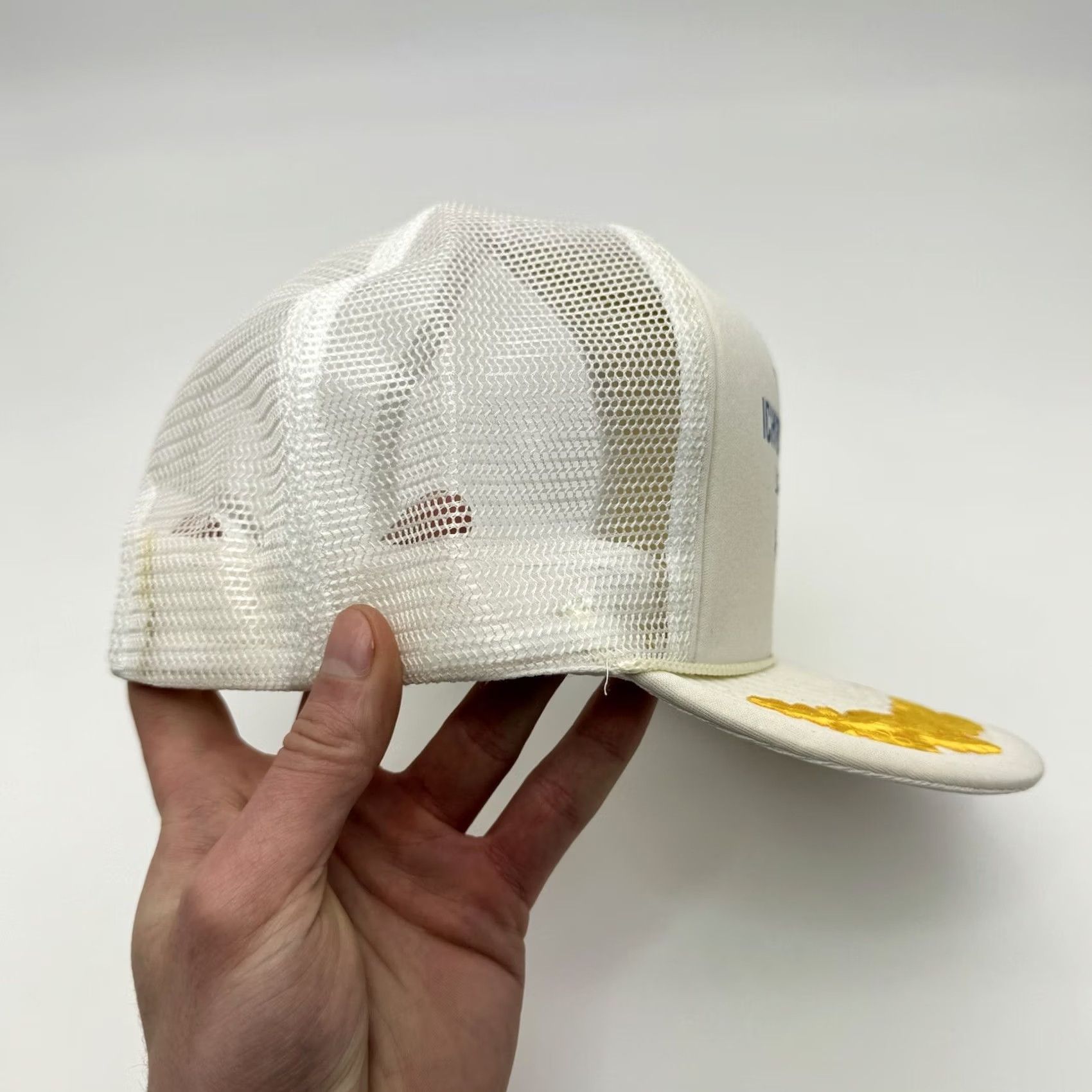 Vintage VINTAGE SAN SUN ICHIBAN REUNION US ARMY KOREA JAPAN 1994 MILTARY VETERAN LAUREL LEAF HAT WHITE ONE SIZE FITS MOST Size ONE SIZE - 6 Thumbnail