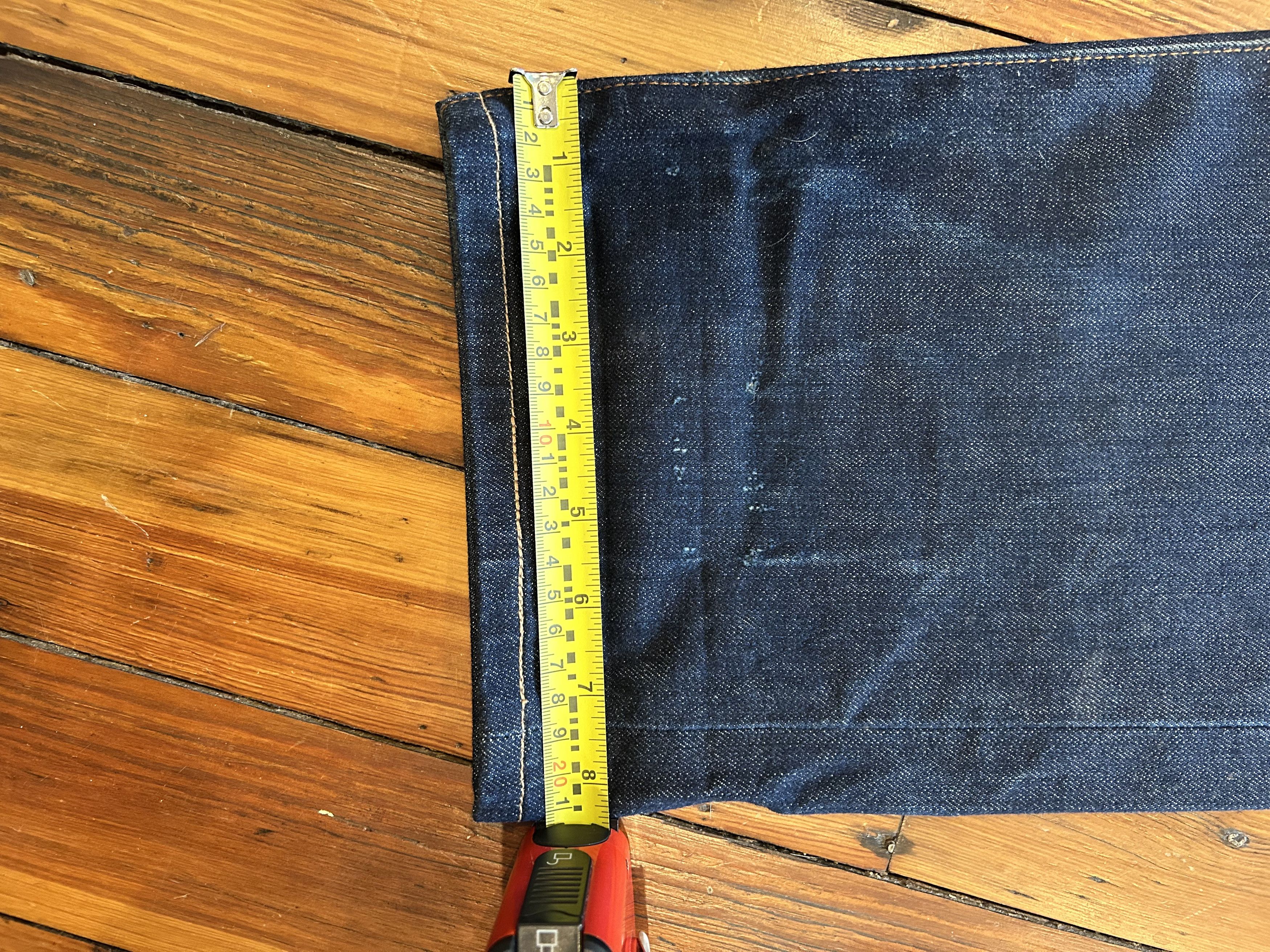 Railcar Fine Goods Railcar Straight Leg Raw Selvedge Denim Jeans Size US 35 - 9 Thumbnail