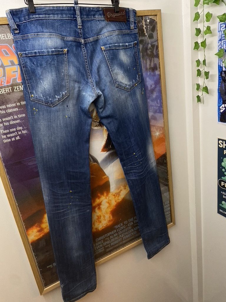 Dsquared2 SS15 Dsquared² Distressed Paint Splattered CG Denim Jeans Size US 32 / EU 48 - 3 Thumbnail