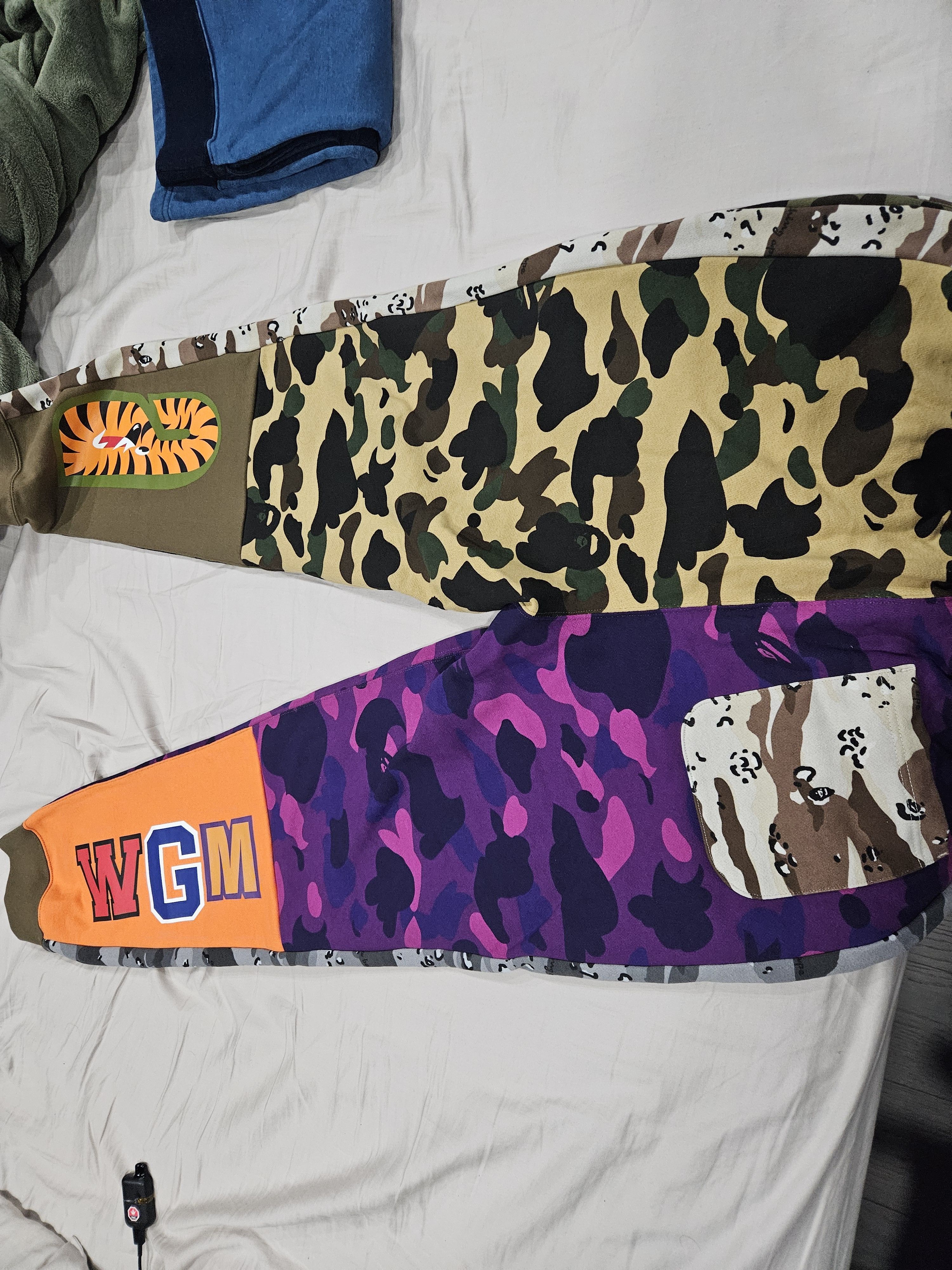 Bape Bathing Ape Shark Camo Sweatpants Size US 36 / EU 52 - 2 Thumbnail