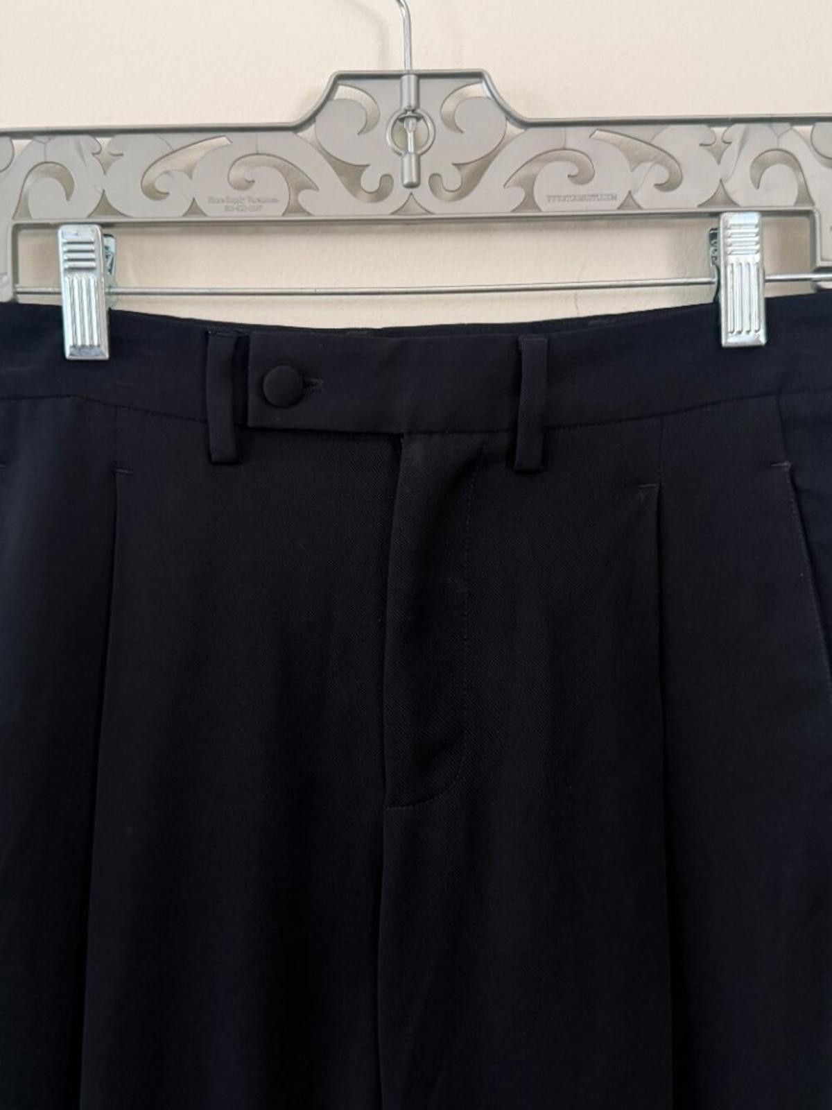 Tom Ford TOM FORD BLACK DRESS SPECIAL OCCASION PANTS 38- 6 Size 28" / US 6 / IT 42 - 4 Thumbnail