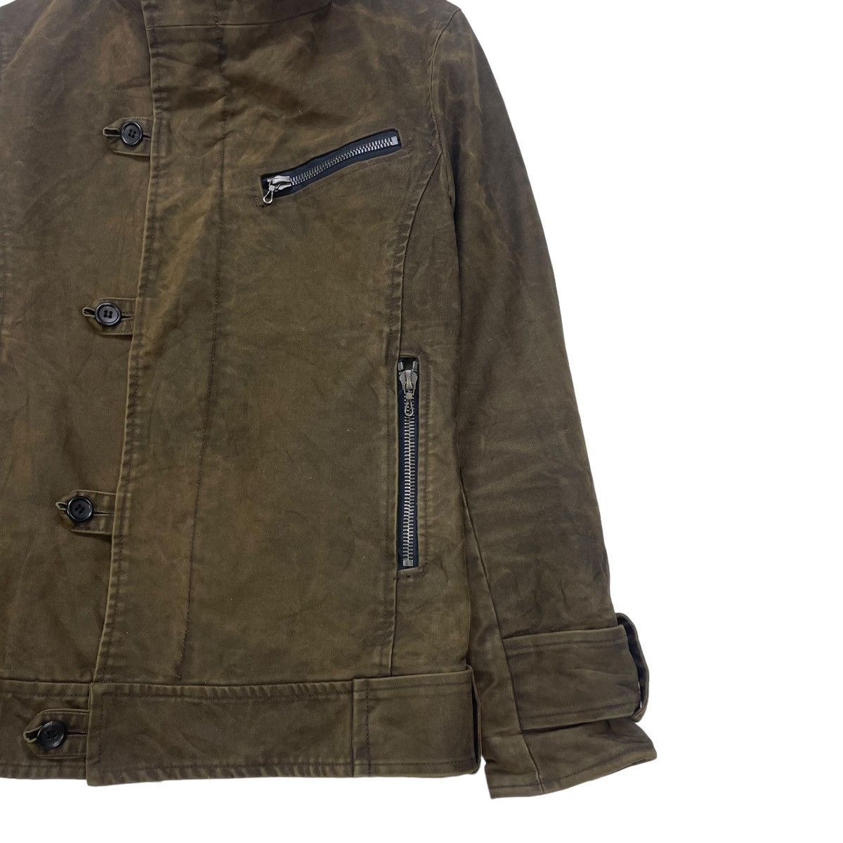 14th Addiction 🫴🏻Vintage Italian Designer Shellac Riri Zip Jacket Size US S / EU 44-46 / 1 - 5 Thumbnail