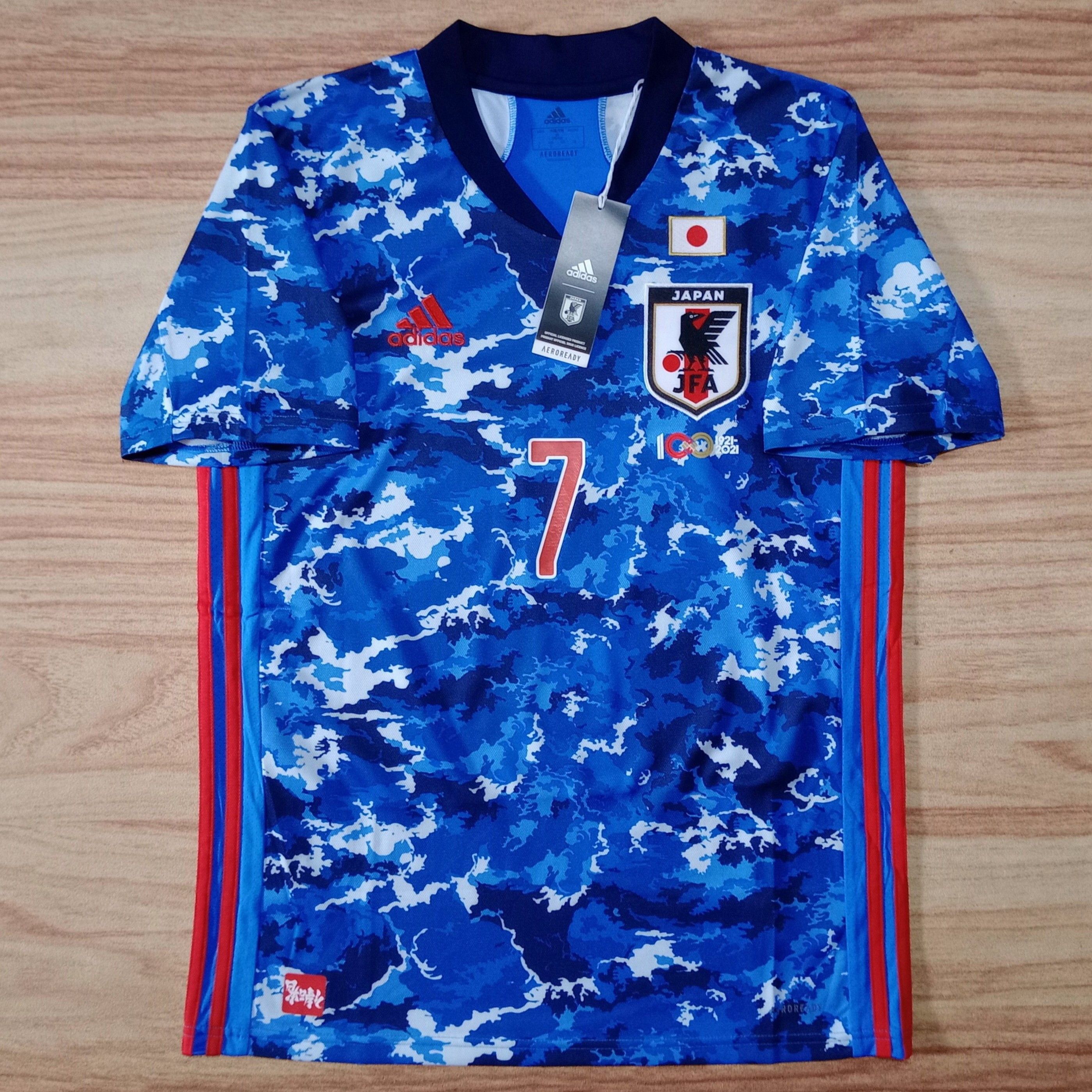 Adidas Japan 2020-2021 Home Jersey Kaoru Mitoma 7 Size US M / EU 48-50 / 2 - 1 Thumbnail