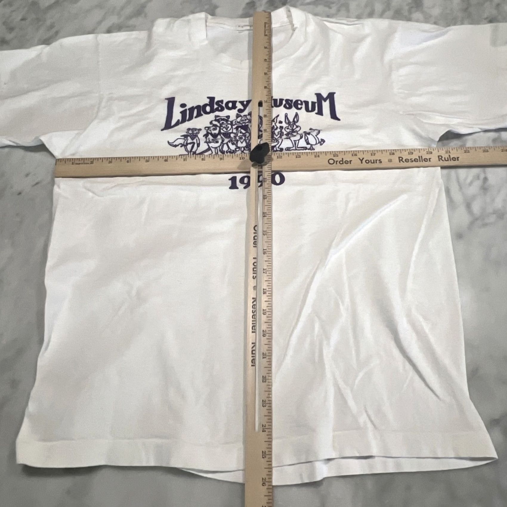 Vintage VINTAGE Lindsay Museum Wildlife Feed 1990 T Shirt Medium White Cotton Short Sleeve Single Stitch Mens Girls Boys Ladies Mens Size US M / EU 48-50 / 2 - 7 Thumbnail