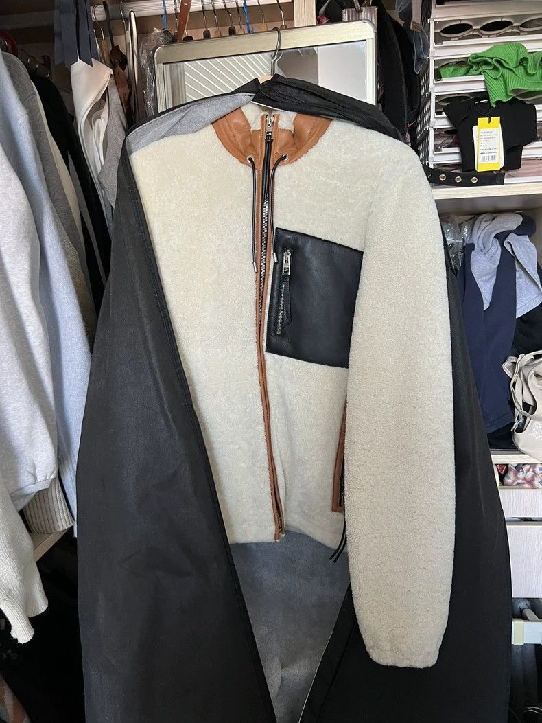 Loewe Loewe Shearling and Leather Jacket Size US M / EU 48-50 / 2 - 7 Thumbnail