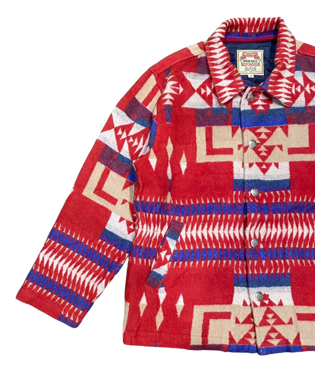Native Vtg URBAN HILLS Navajo Native Wool Button Size US M / EU 48-50 / 2 - 3 Thumbnail