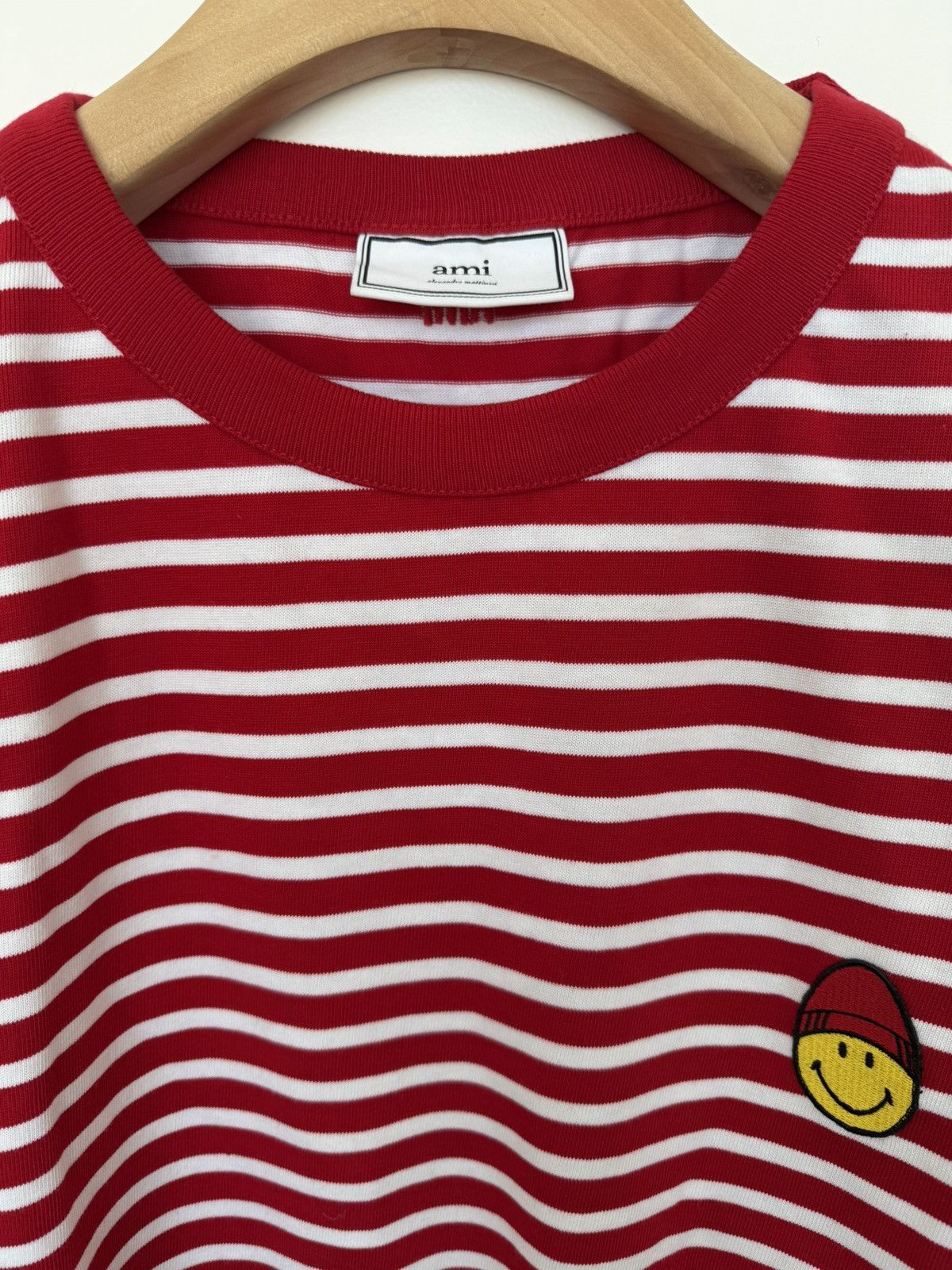 AMI Red and white stripe. New never worn Ami long sleeve Size US L / EU 52-54 / 3 - 5 Thumbnail