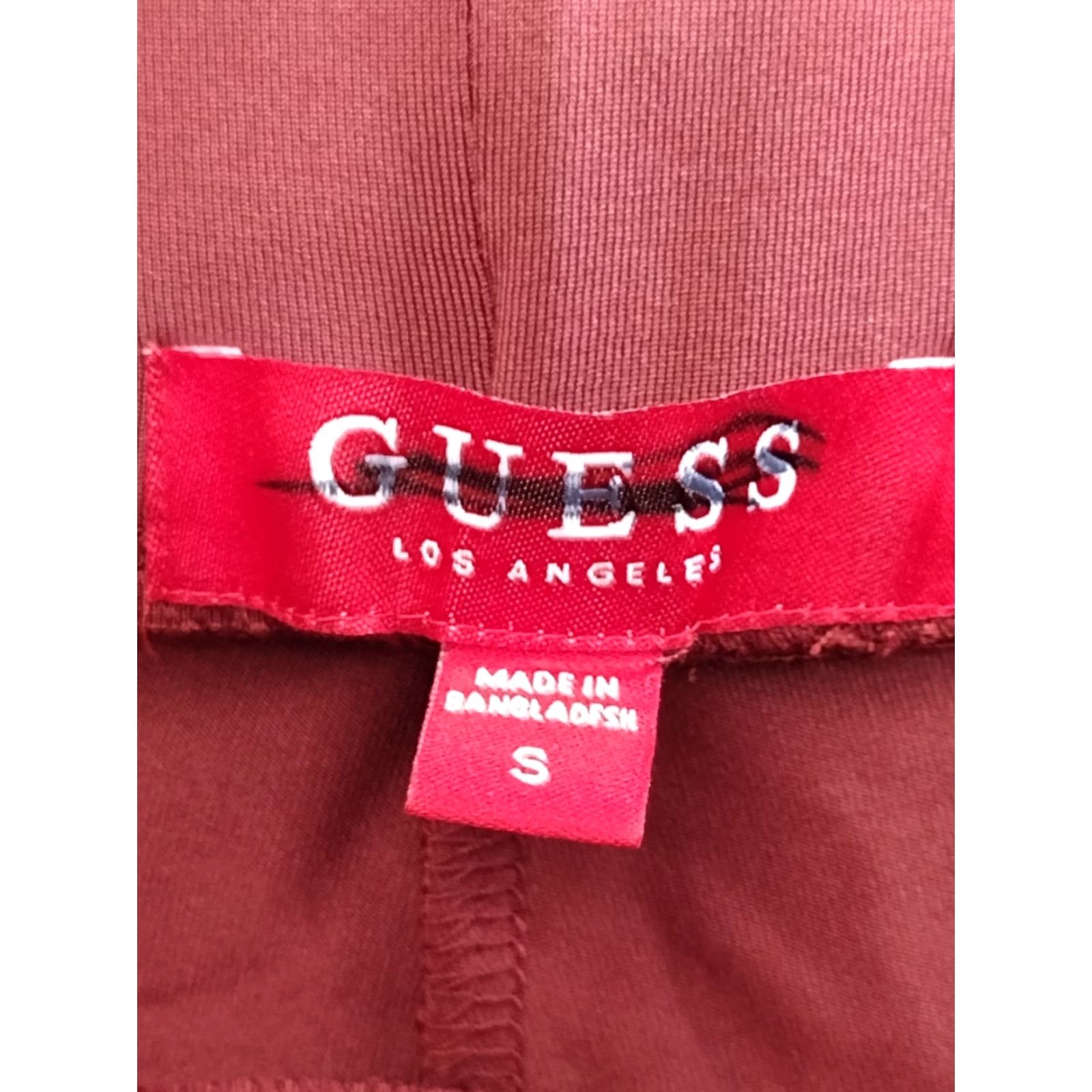 Guess GUESS Leggings Women's Small Lilac Black Side Logo Pull On Ankle High Rise Compression Stretch Inseam 25 in Regular XS-Plus? Size 28" / US 6 / IT 42 - 5 Thumbnail