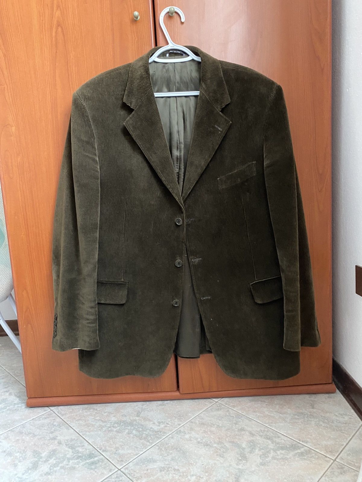 Other Duca Visconti vintage 90s velvet jacket , Italian tailoring Size 54L - 6 Thumbnail