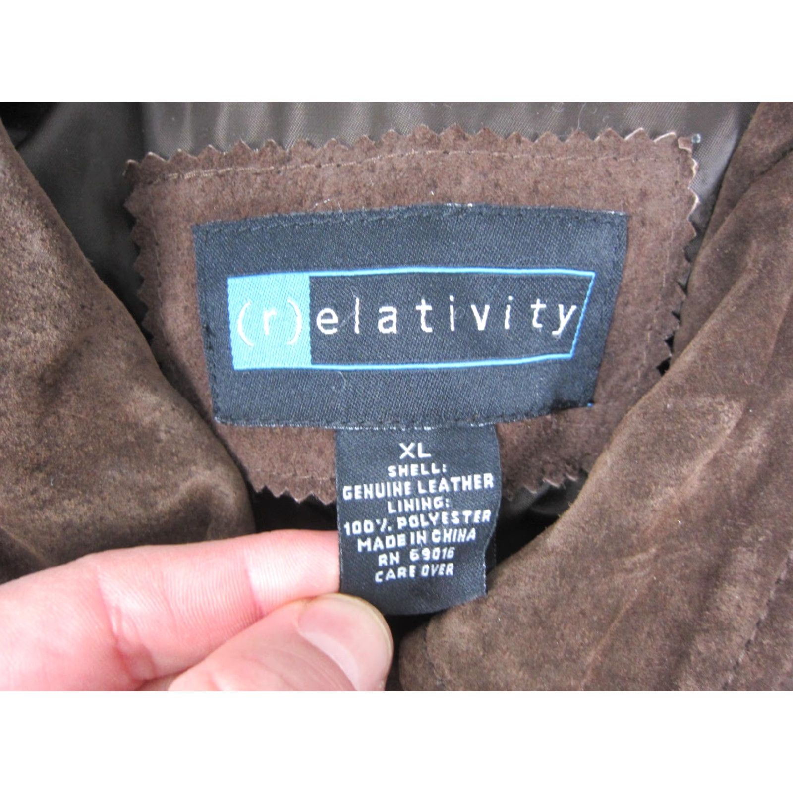 Vintage VINTAGE Relativity Jacket Womens Extra Large XL Brown Genuine Leather Belted Size XL / US 12-14 / IT 48-50 - 3 Thumbnail