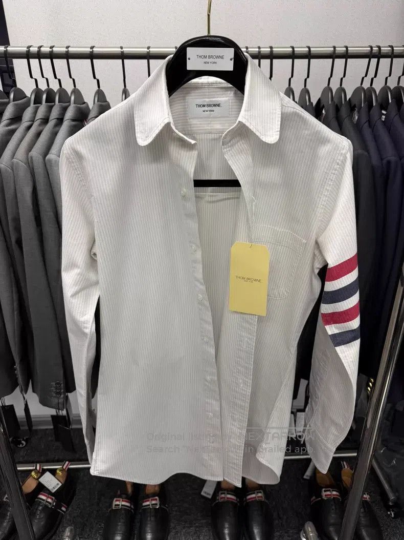 Thom Browne Thom Browne Shirt Size US S / EU 44-46 / 1 - 1 Thumbnail