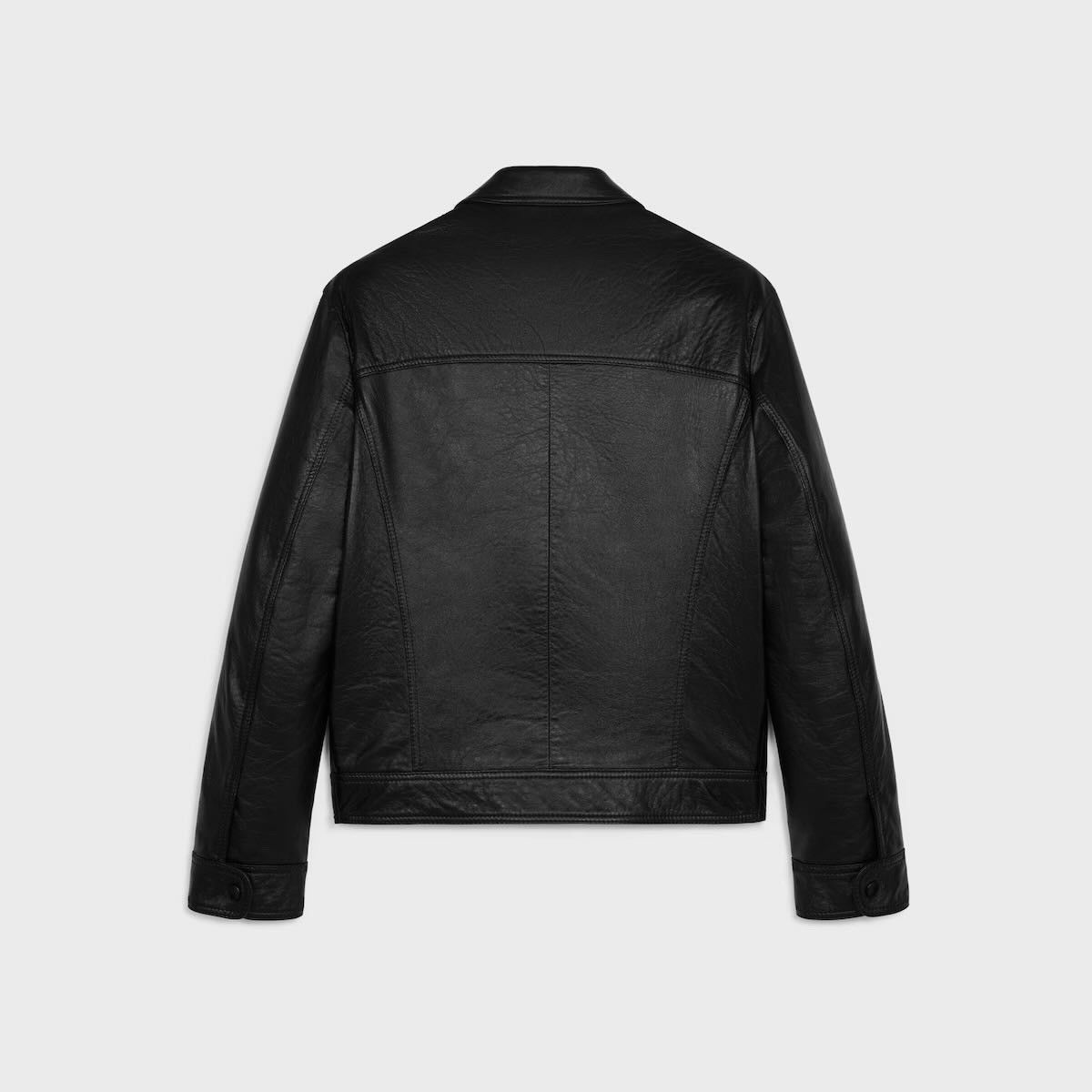 Celine Rare — Celine SS25 Leather Jacket worn by Hedi Size US M / EU 48-50 / 2 - 10 Thumbnail