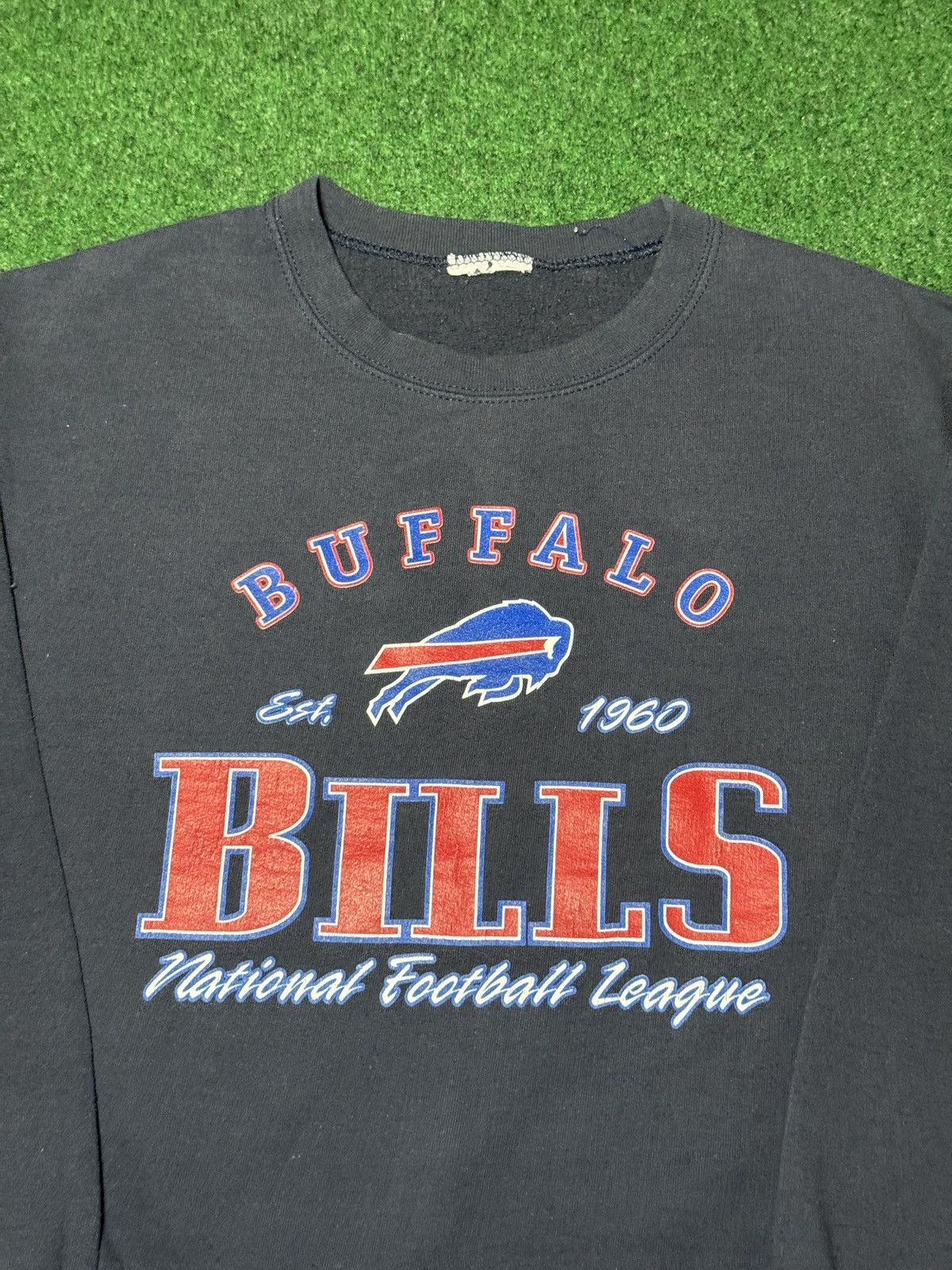 Vintage Vintage 90s Buffalo Bills Womens XS NFL Retro Sweatshirt Size XS / US 0-2 / IT 36-38 - 2 Thumbnail
