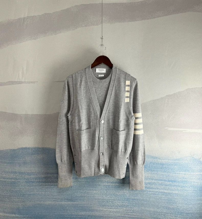 Thom Browne Thom Browne Cashmere knit cardigan Size US S / EU 44-46 / 1 - 1 Thumbnail