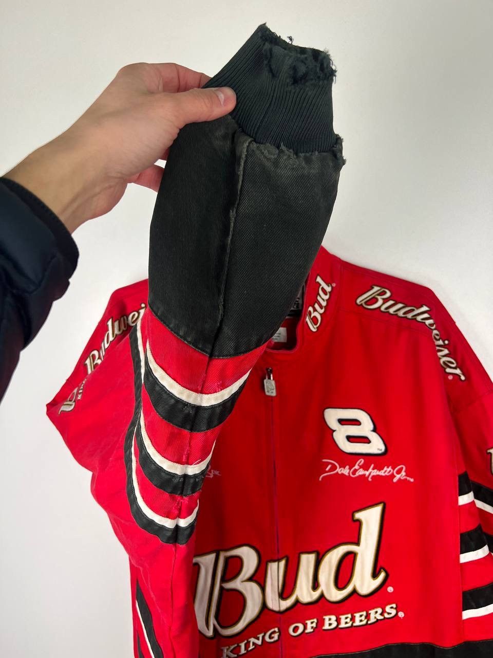 Vintage Budweiser NASCAR 90s racing jacket size XL Size US XL / EU 56 / 4 - 10 Thumbnail