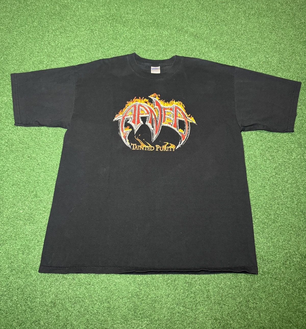 Band Tees Apnea Tainted Purity Metal Band Vintage Y2K RARE XL T Shirt Size US XL / EU 56 / 4 - 1 Thumbnail