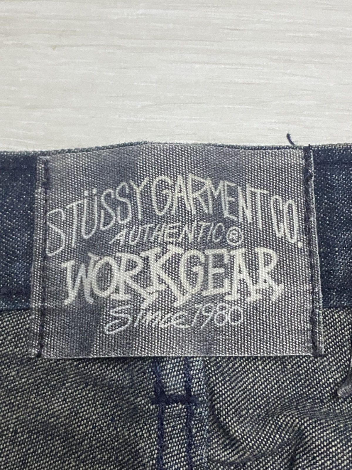 Stussy Vintage Stussy Garment WorkGear Mud Wash Baggy Jeans Size US 35 - 16 Thumbnail