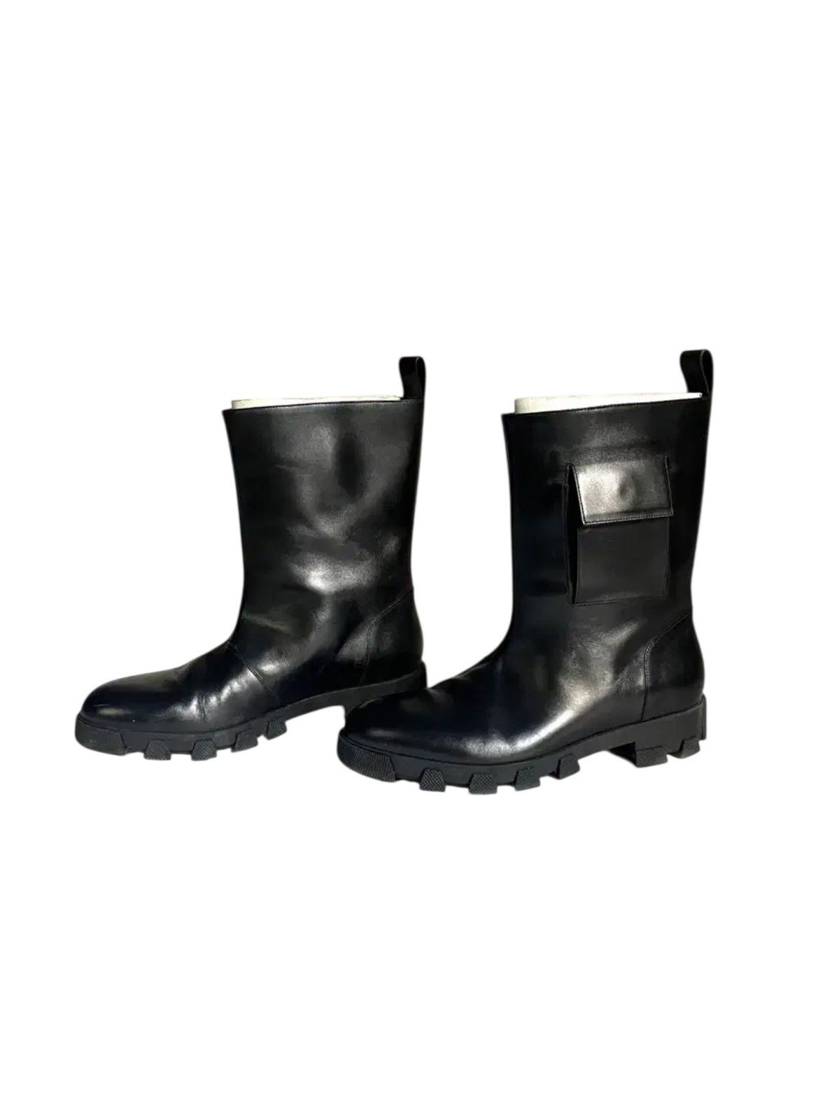 Balenciaga AW15 Balenciaga Leather Combat Boots Size US 7 / EU 40 - 3 Thumbnail