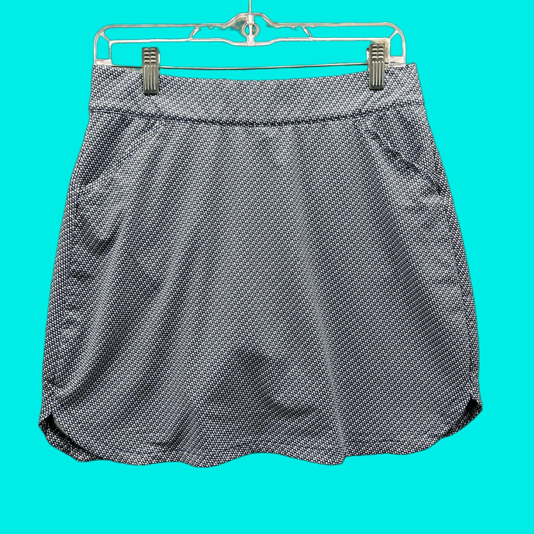 Peter Millar Peter Millar Skort Womens Medium Blue Geometric UPF 50+ Golf Stretch Athletic Size ONE SIZE - 1 Thumbnail