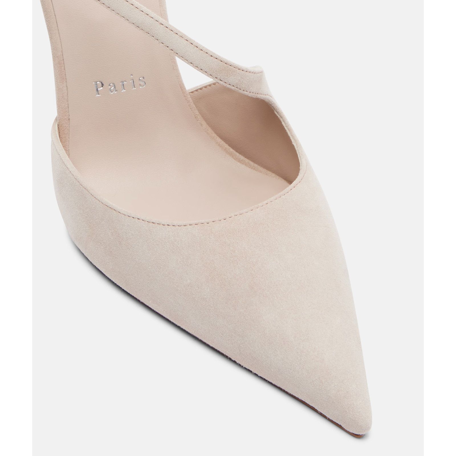 Christian Louboutin Christian Louboutin Miss Ziggyta 100 Pearl Beige Pump 39.5 Size US 9.5 / IT 39.5 - 10 Thumbnail