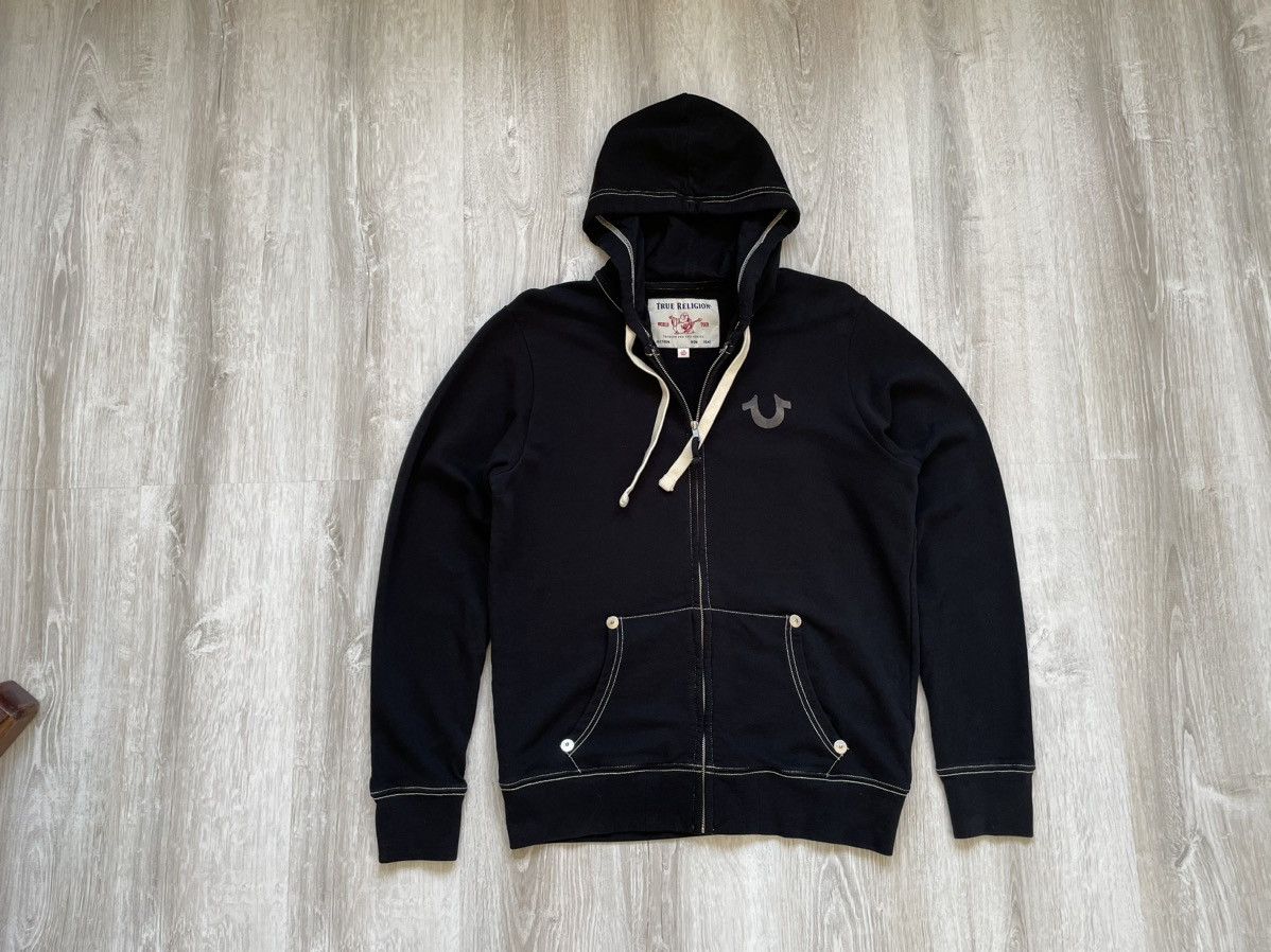 Japanese Brand × True Religion × Vintage True Religion Full Zip Hoodie Big Logo World Tour Buddha Size US L / EU 52-54 / 3 - 2 Thumbnail