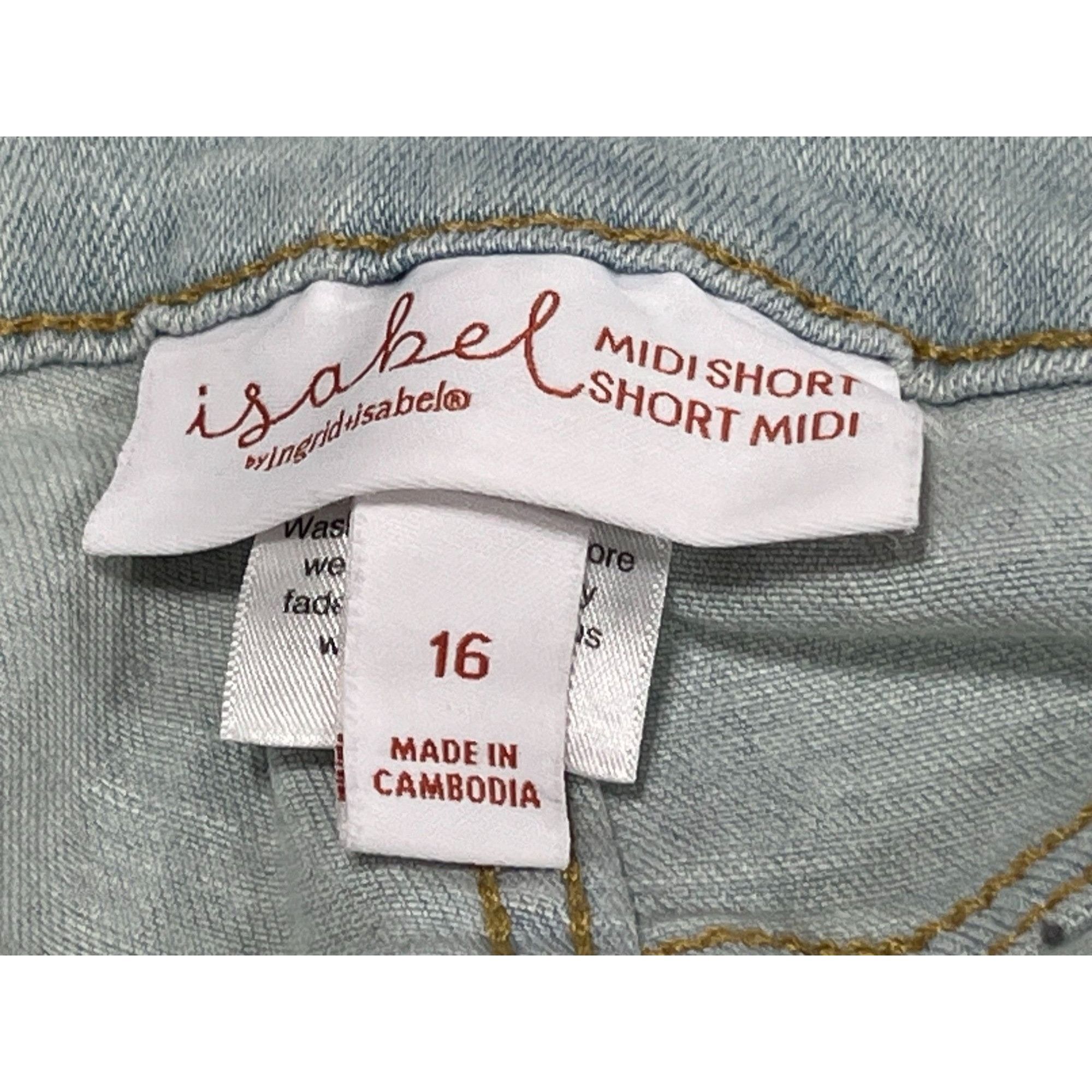 Other Isabel Maternity - Under Belly Maternity Jean Shorts - Light Size 38" / US 16 / IT 52 - 10 Thumbnail